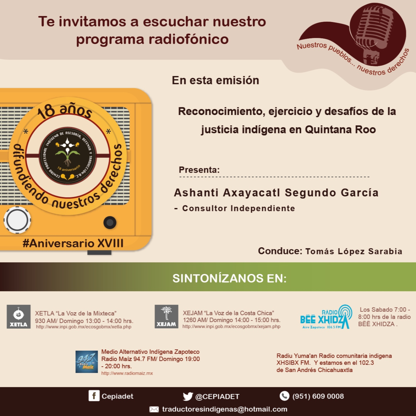 Nuestros Pueblos...Nuestros Derechos