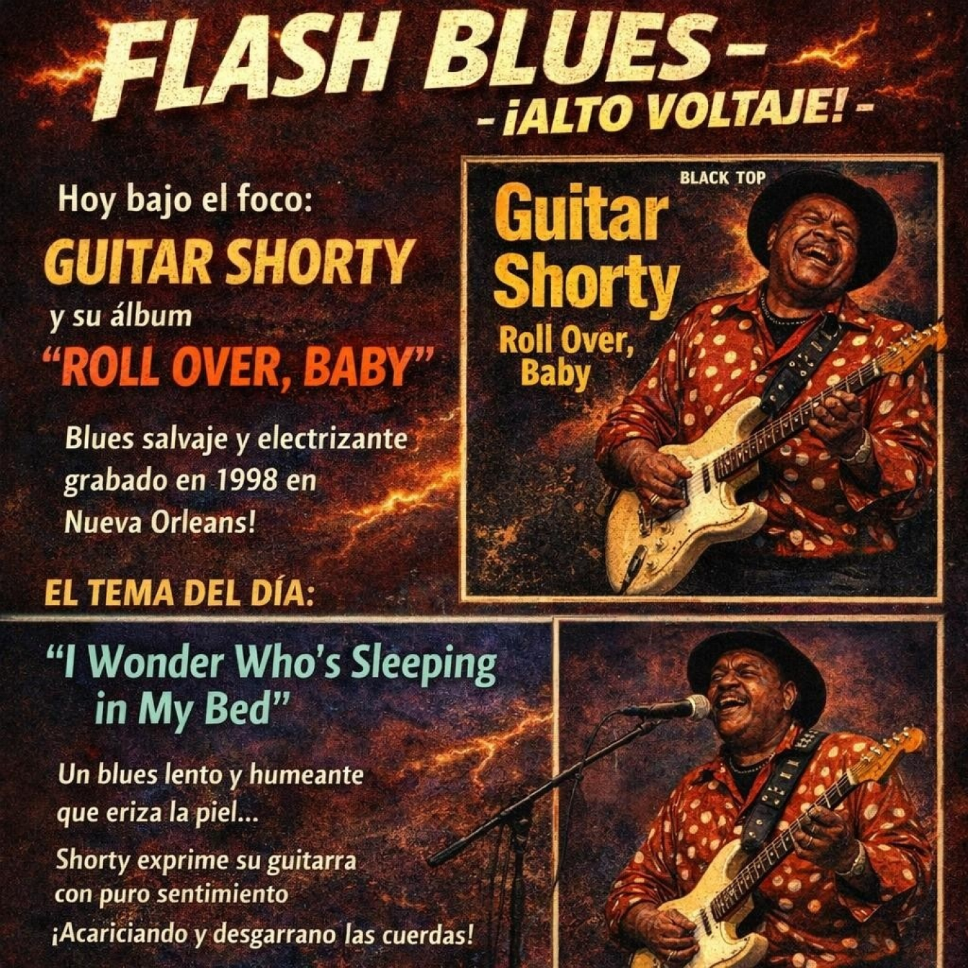 FLASH BLUES - I WONDER WHO´S SLEEPING IN MY BED - GUITAR SHORTY episode artwork