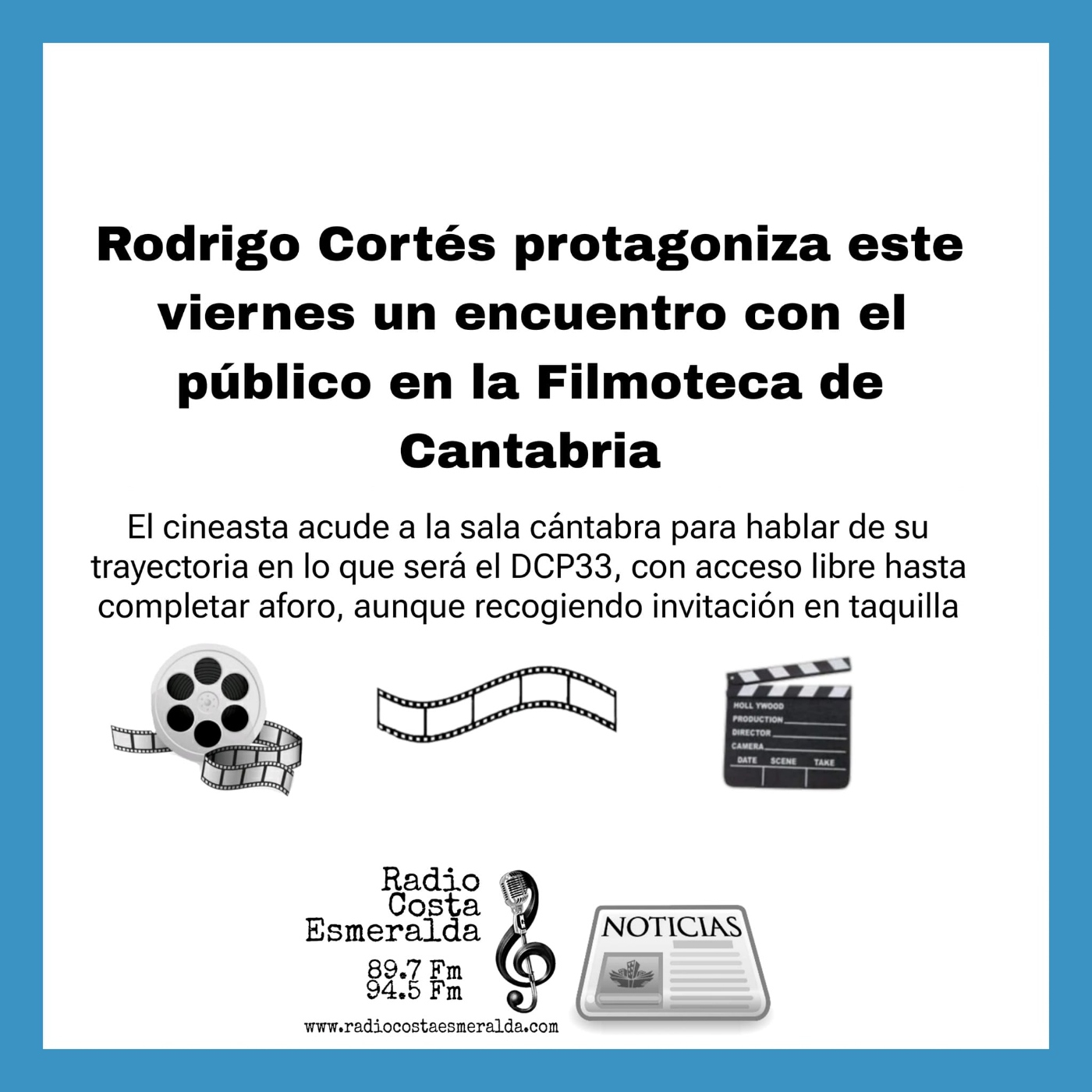 David Otero en concierto en Laredo, DCP con Rodrigo Cortés en la Filmoteca, Caprichos musicales en Comillas y + episode artwork
