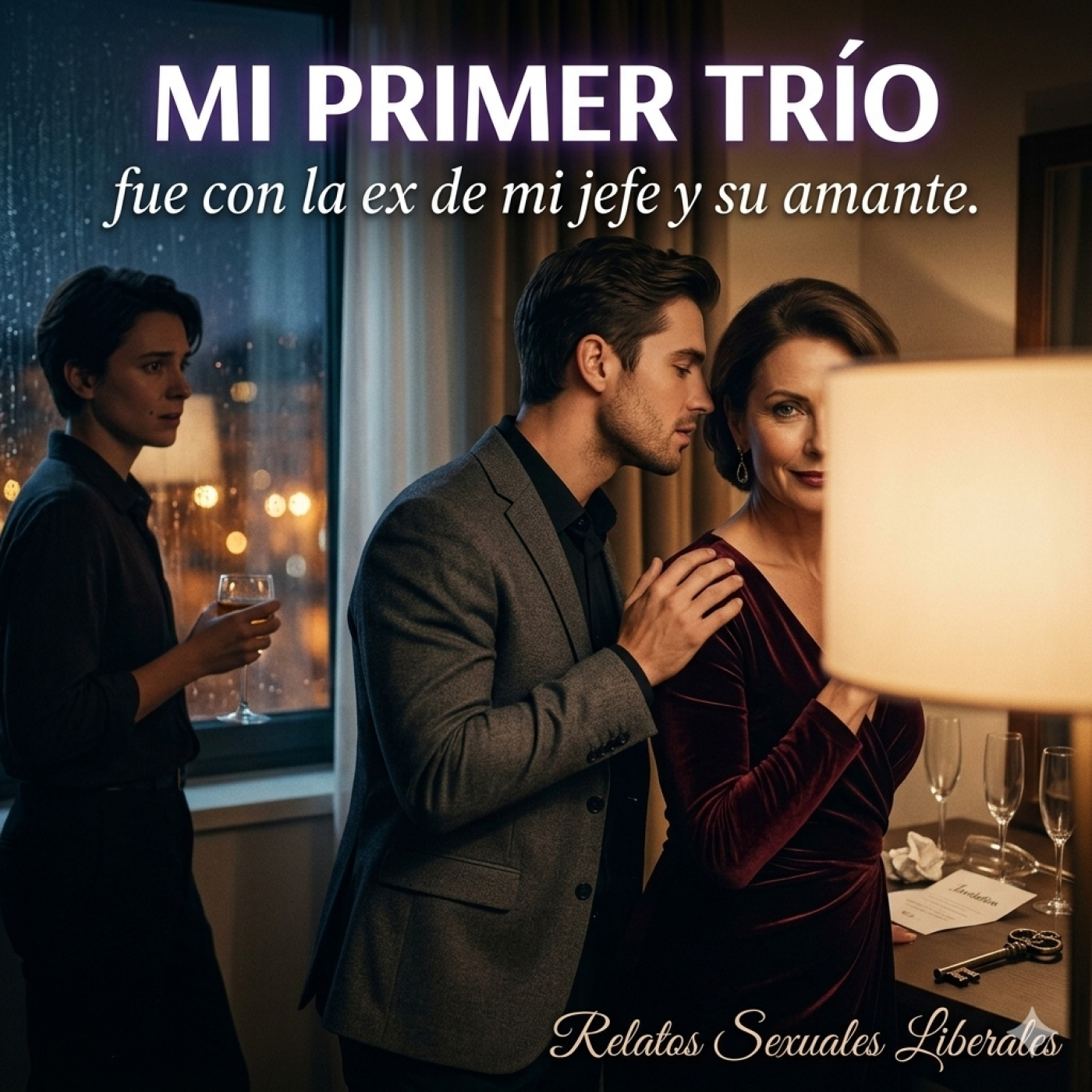Mi primer trio fue con la ex d mi jefe y su amante.