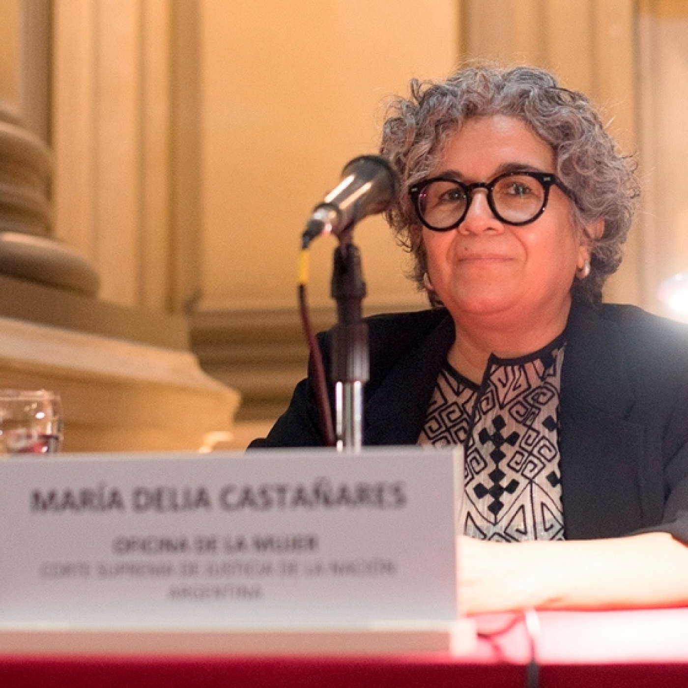 Dra María Delia Castañares Titular de la Oficina de la Mujer de la Corte Suprema de Justicia @todojusticia1 2-11-2025