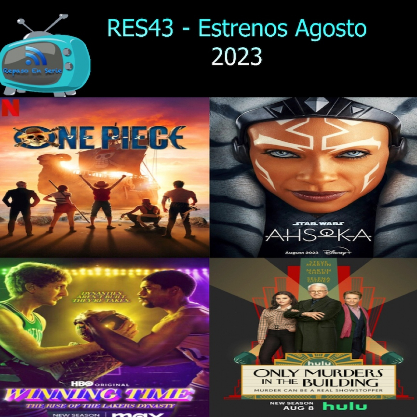 RES43 - Estrenos del mes de Agosto 2023 episode artwork