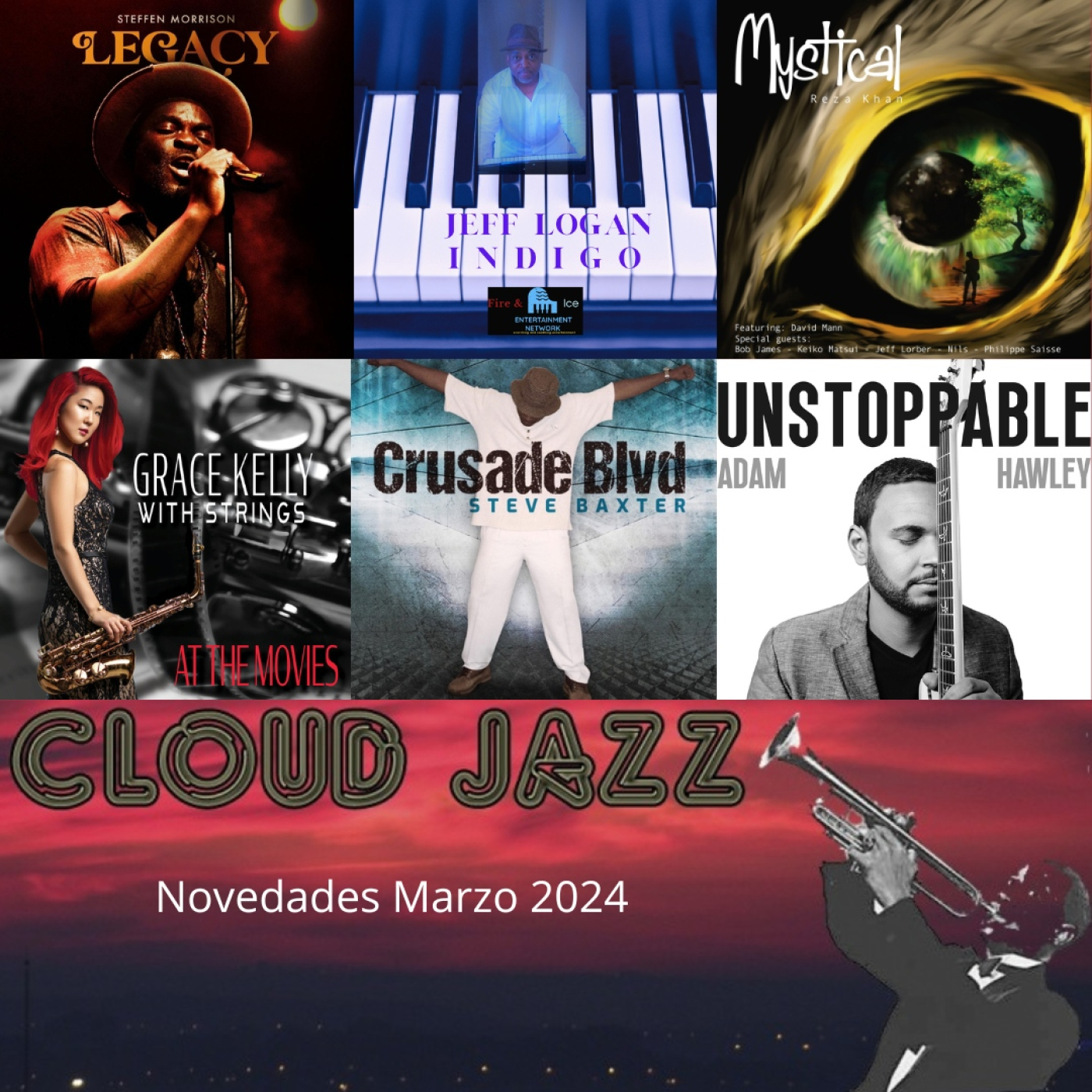 Cloud Jazz 2521 | Novedades Smooth Jazz Marzo 2024 - Episodio exclusivo para mecenas episode artwork