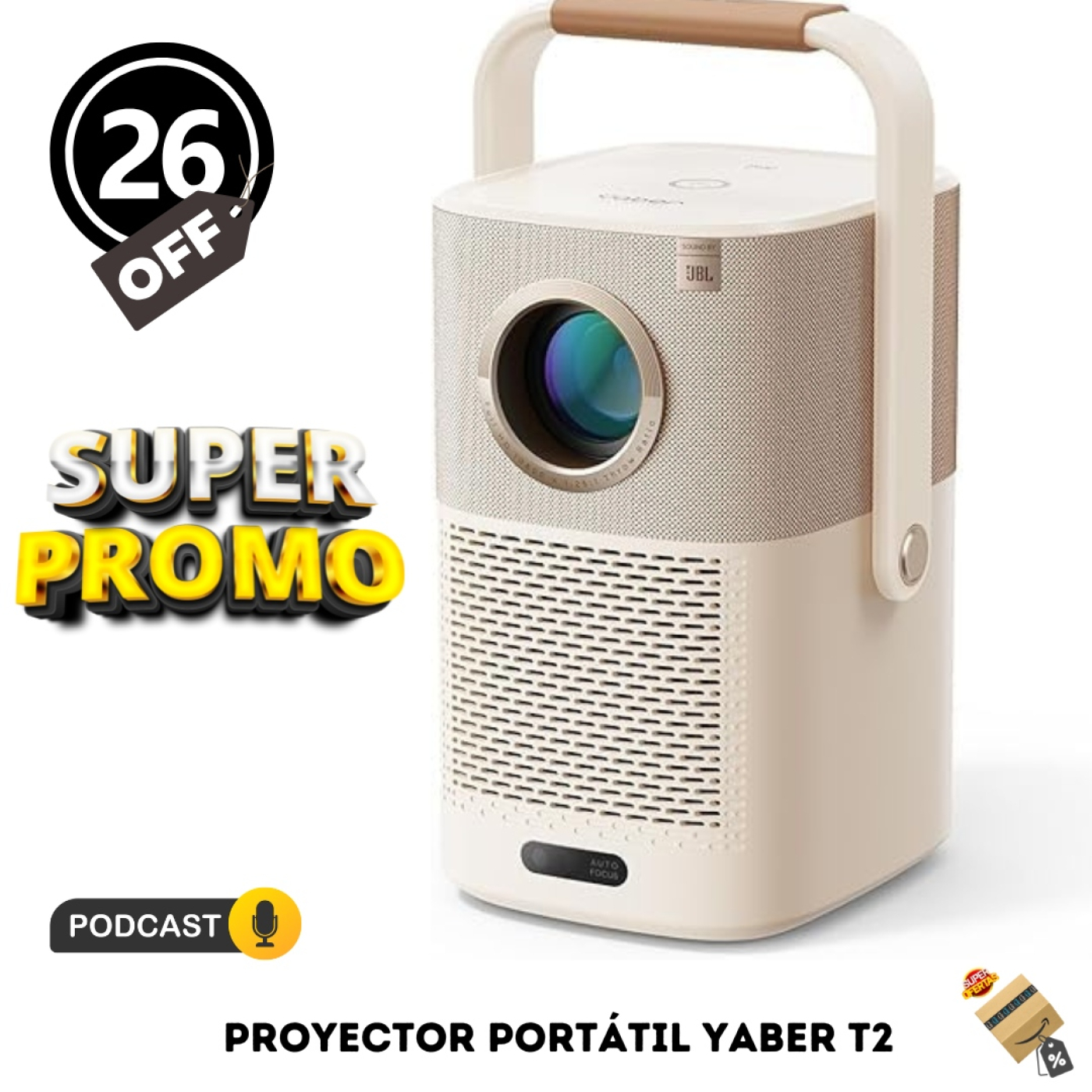 Proyector Portátil WiFi Bluetooth Yaber T2 episode artwork