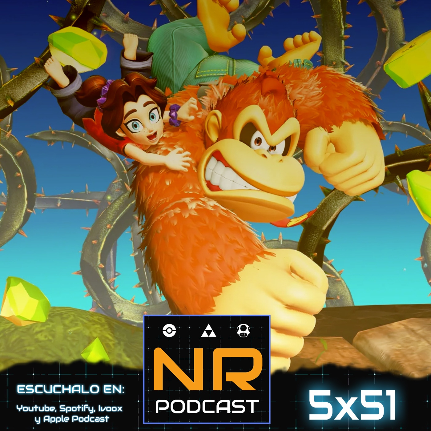 Nintendo en Junio de 2025 | Switch 2 y Donkey Kong Bananza Direct | NintenRadio Coffee Talk Edition episode artwork