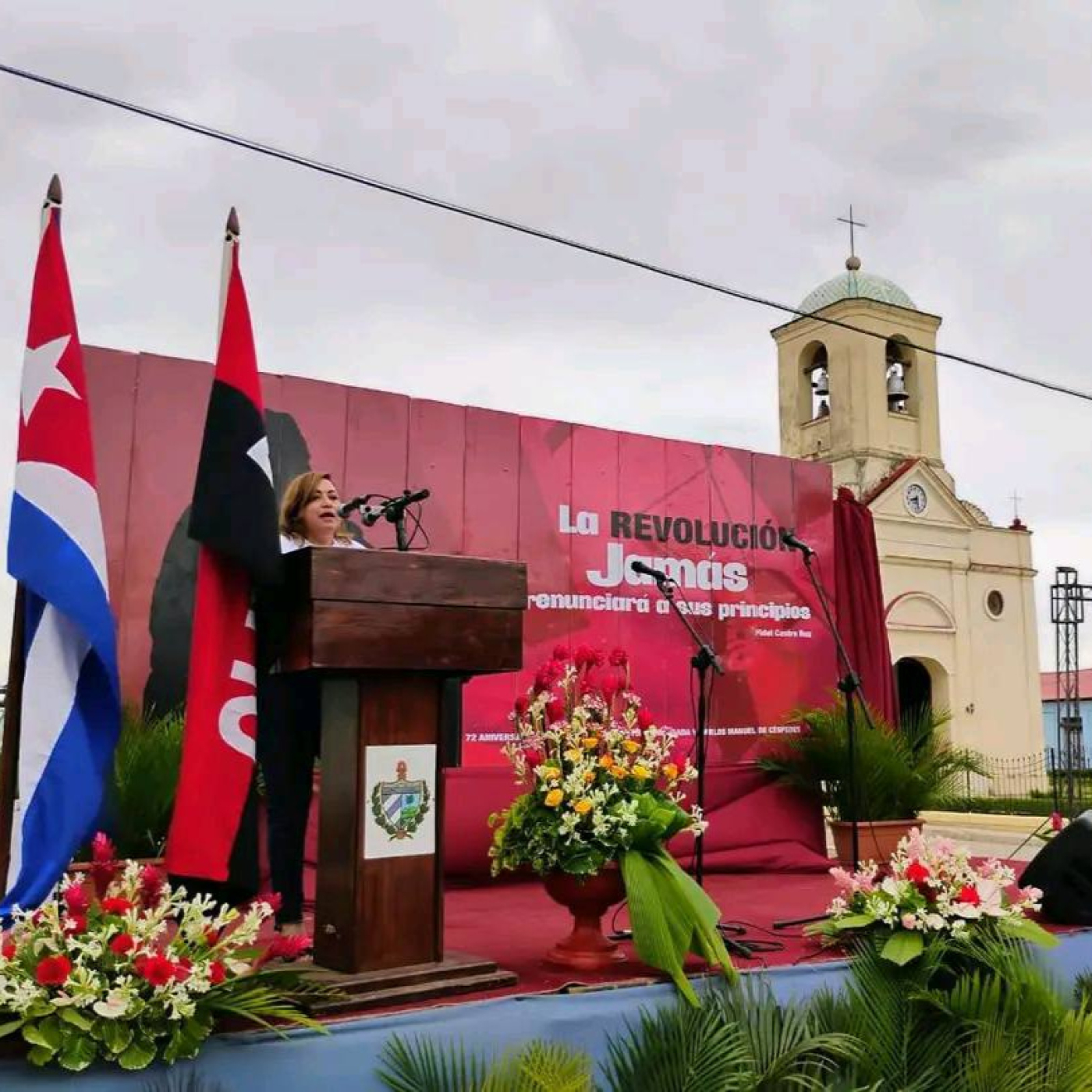 Desde Quemado de Güines, villaclareños ratifican el compromiso eterno con la Patria