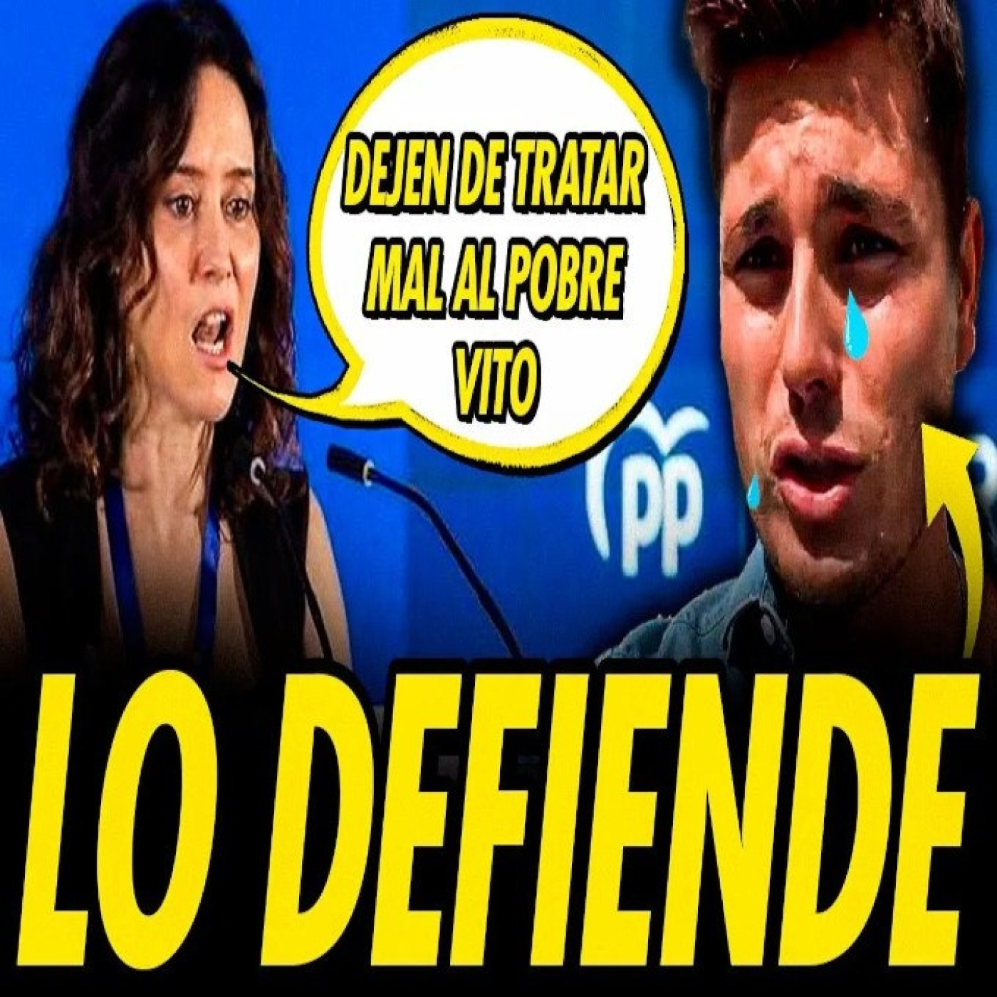 Dos mentirosos separados al nacer: ayuso sale en defensa de vito quiles