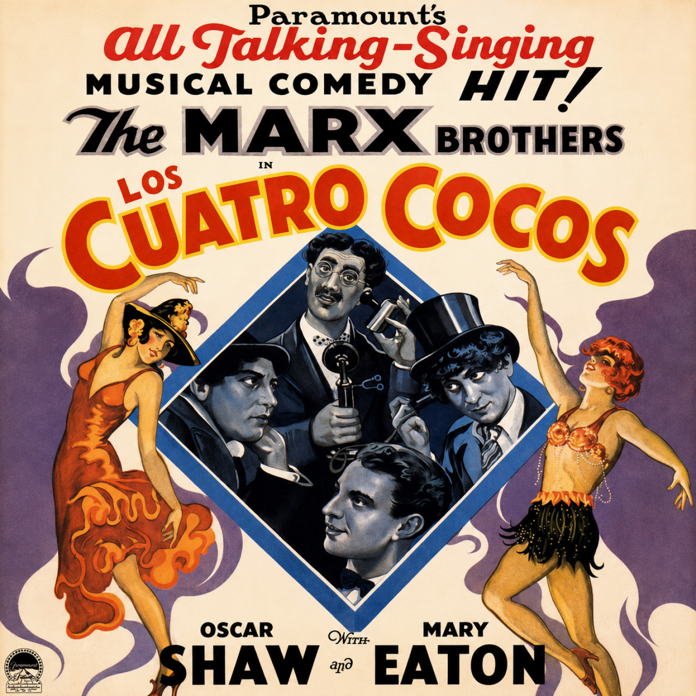 Los Cuatro Cocos (con los Hermanos Marx) (su primera película) episode artwork