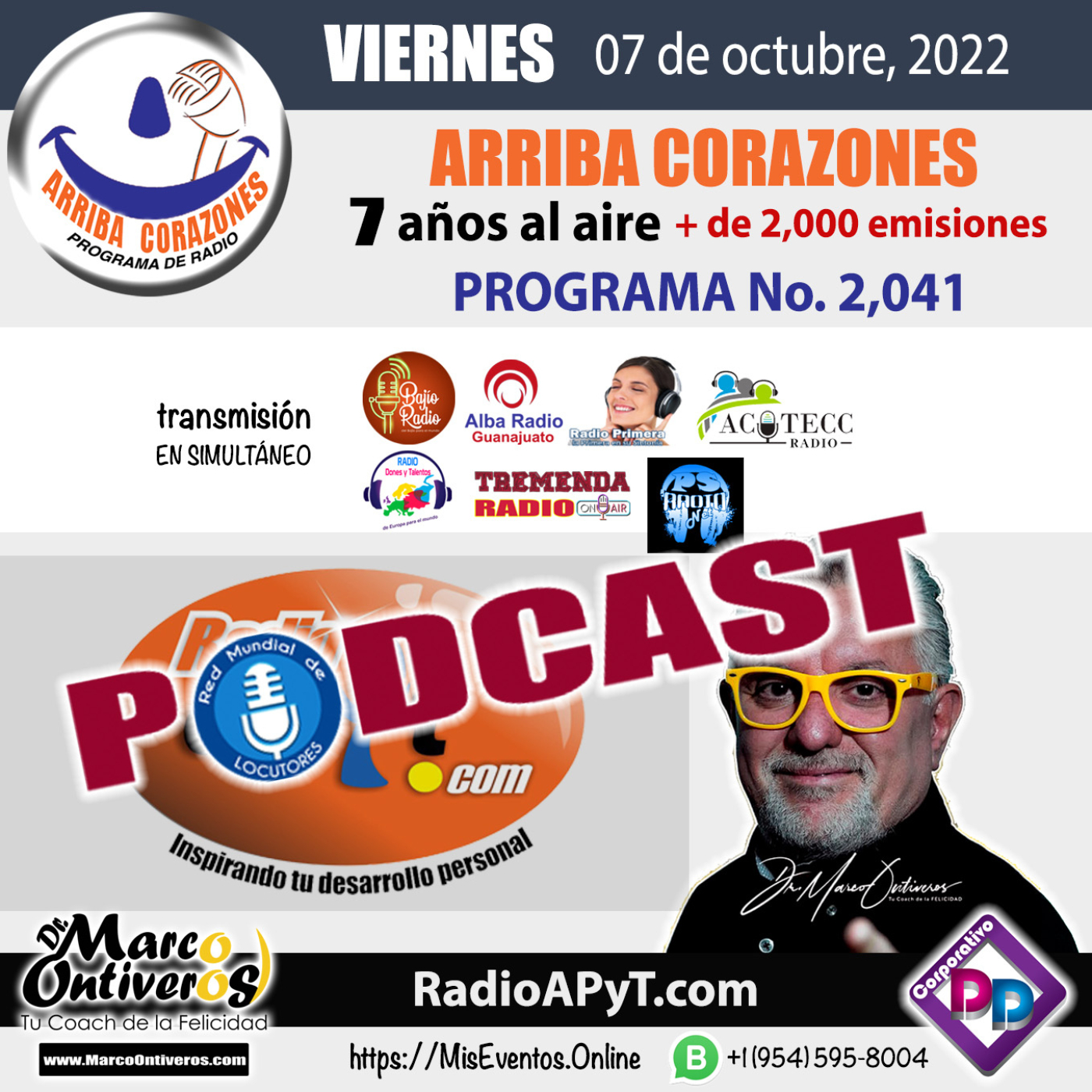 2041-arriba-corazones-2022-10-07-VIERNES-LoMejorDeLaSemana episode artwork
