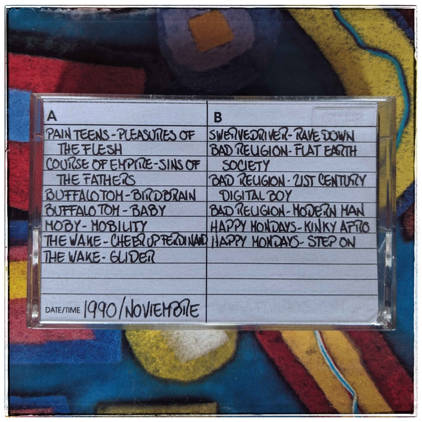 TDK 90s #43 - Noviembre 1990 (Moby - Bad Religion - Happy Mondays) episode artwork