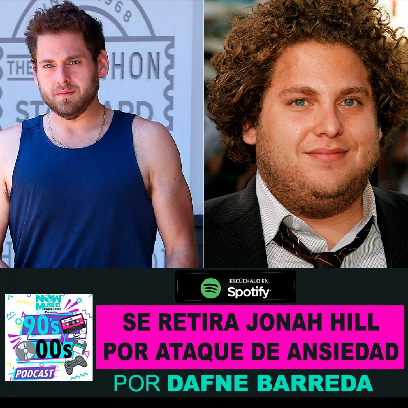 Se retira Jonah Hill por ataque de ansiedad