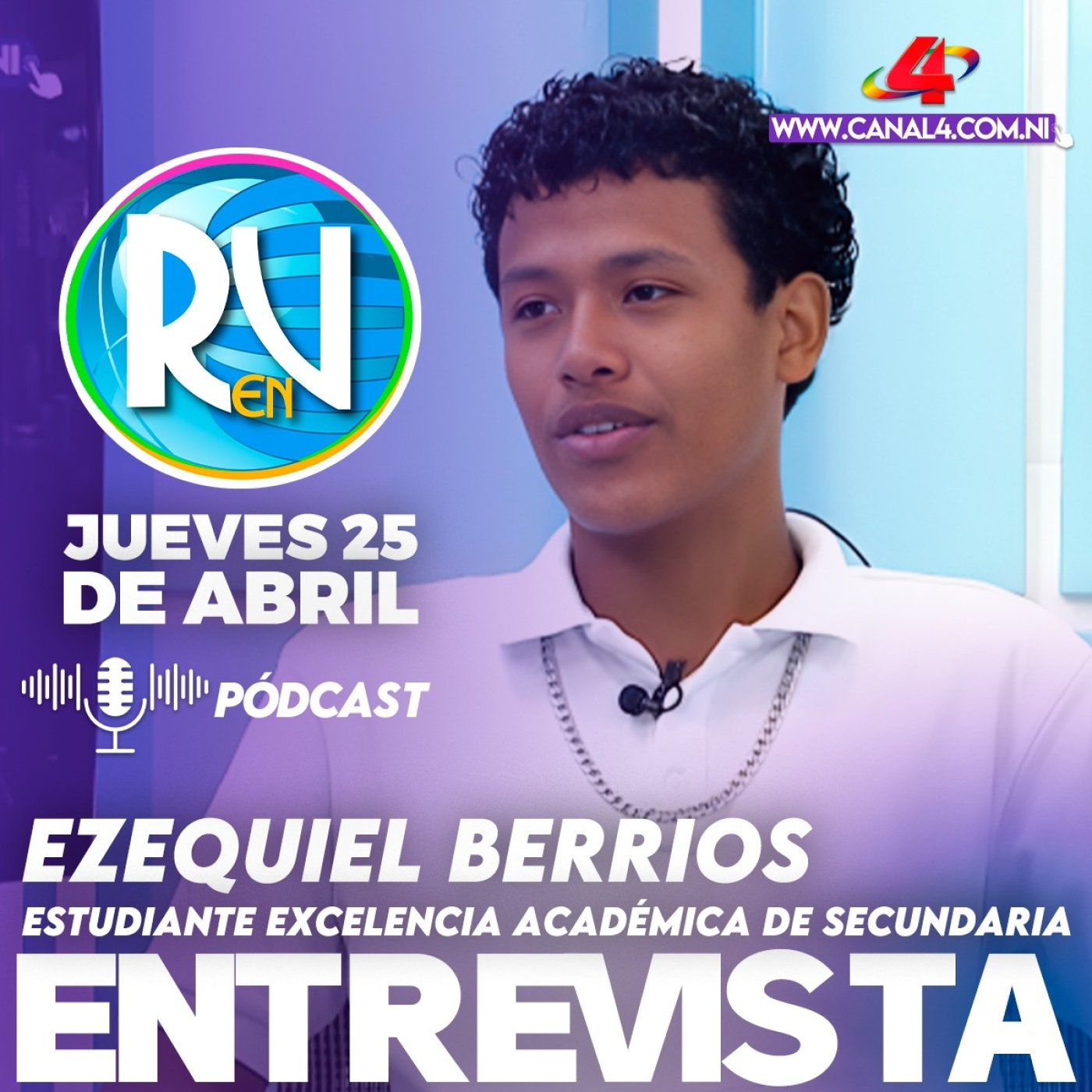 Ezequiel Berrios, estudiante excelencia académica en la Revista En Vivo – 25 de abril del 2024 episode artwork