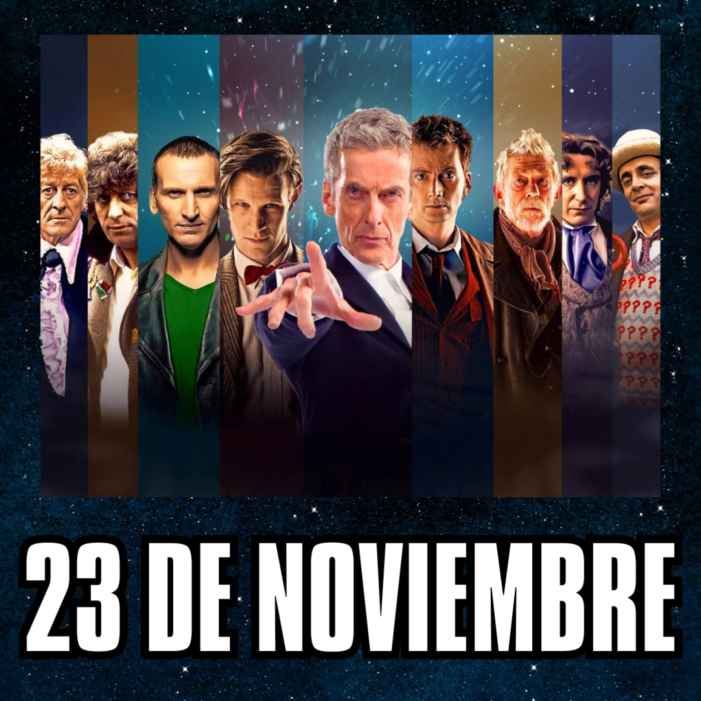 23 de Noviembre // Hola, soy el doctor, Doctor Who episode artwork