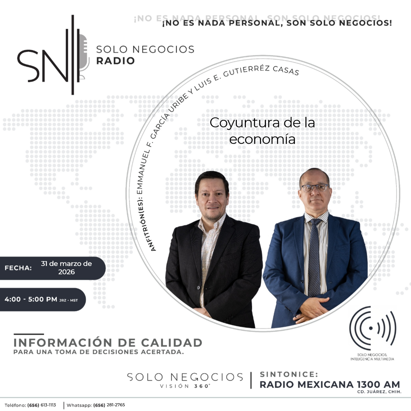 [SNR-31/03/2026] Coyuntura de la economía