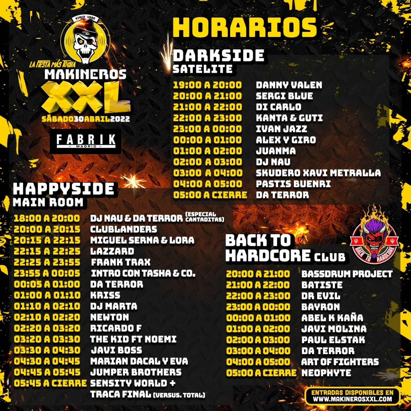 E.S.M by Dj Nau - 28 abril 2022 (premakineros XXL) incluye llamada a Daterror episode artwork