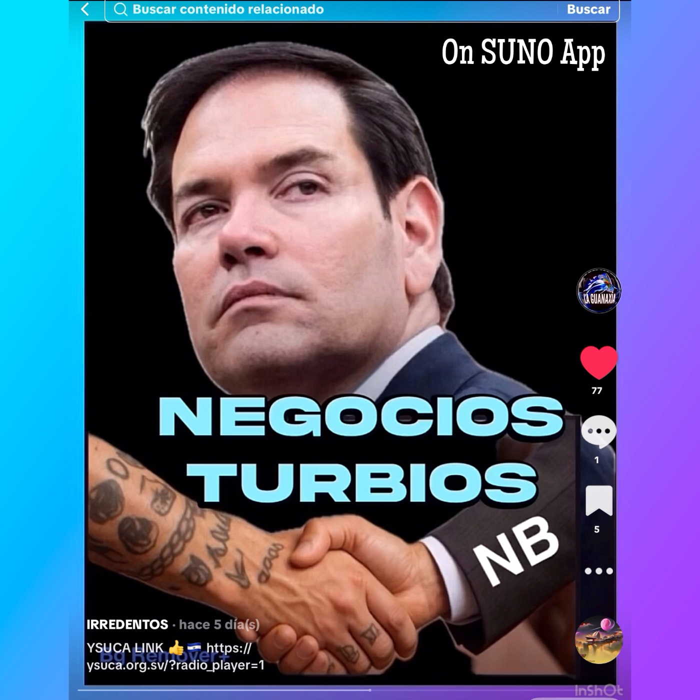 NAYIB, EL BICHO REBELDE DE AQUELLOS EXTRAÑOS / Mario Peralta / SUNO App episode artwork