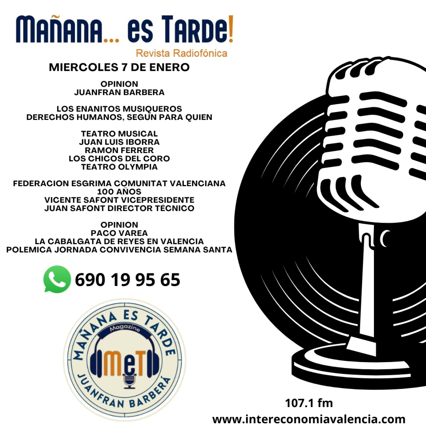 MAÑANA ES TARDE!!! MET 7 DE ENERO DE 2026 LOS CHICOS DEL CORO, CENTENARIO DE LA FEDERACION DE ESGRIMA Y POLEMICAS VARIAS episode artwork