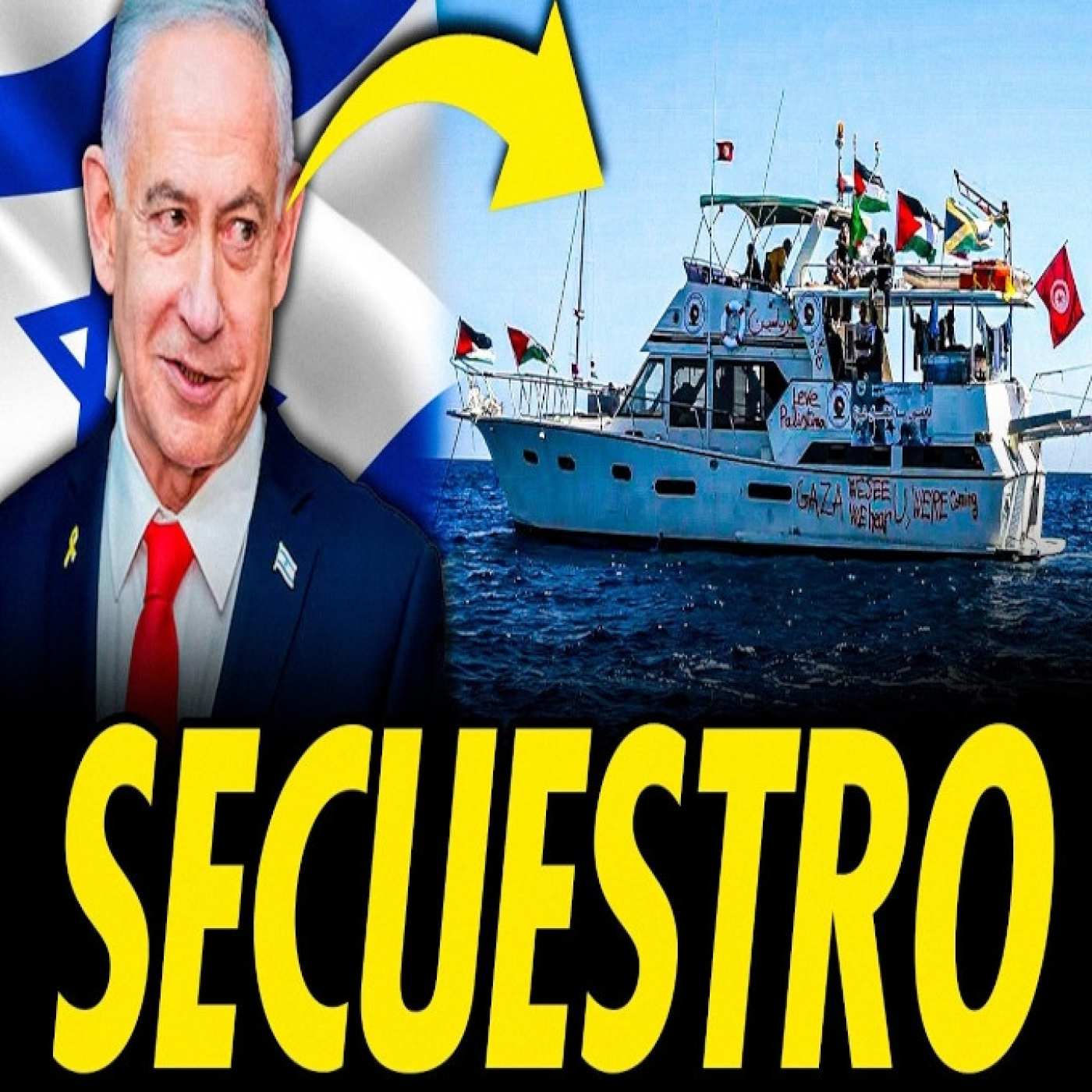ISRAEL SECUESTRA 175 ACTIVISTAS DE LA FLOTILLA QUE LLEVABA AYUDA HUMANITARIA A GAZA
