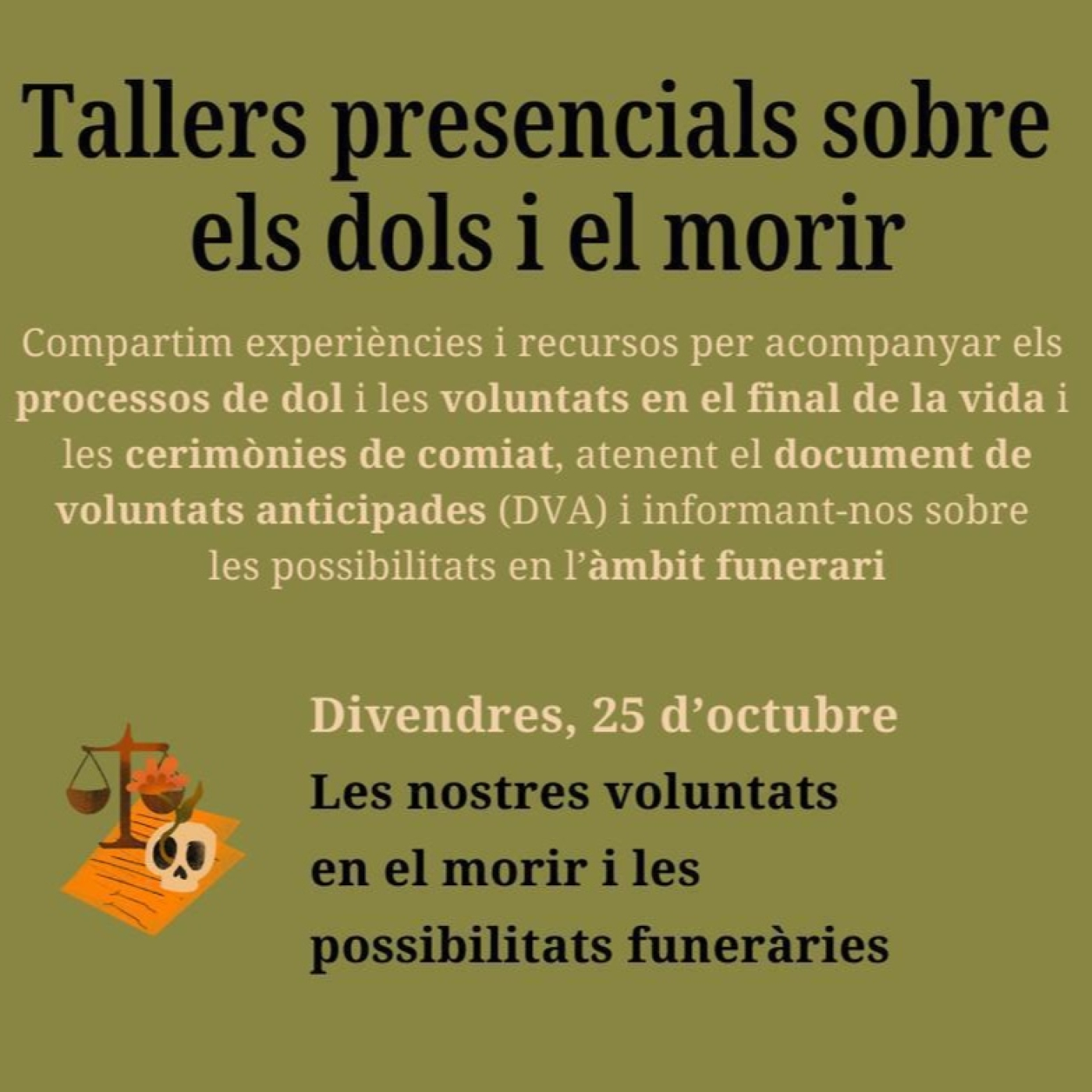 "Volem posar el tema de la mort sobre la taula i que se'n parli" episode artwork