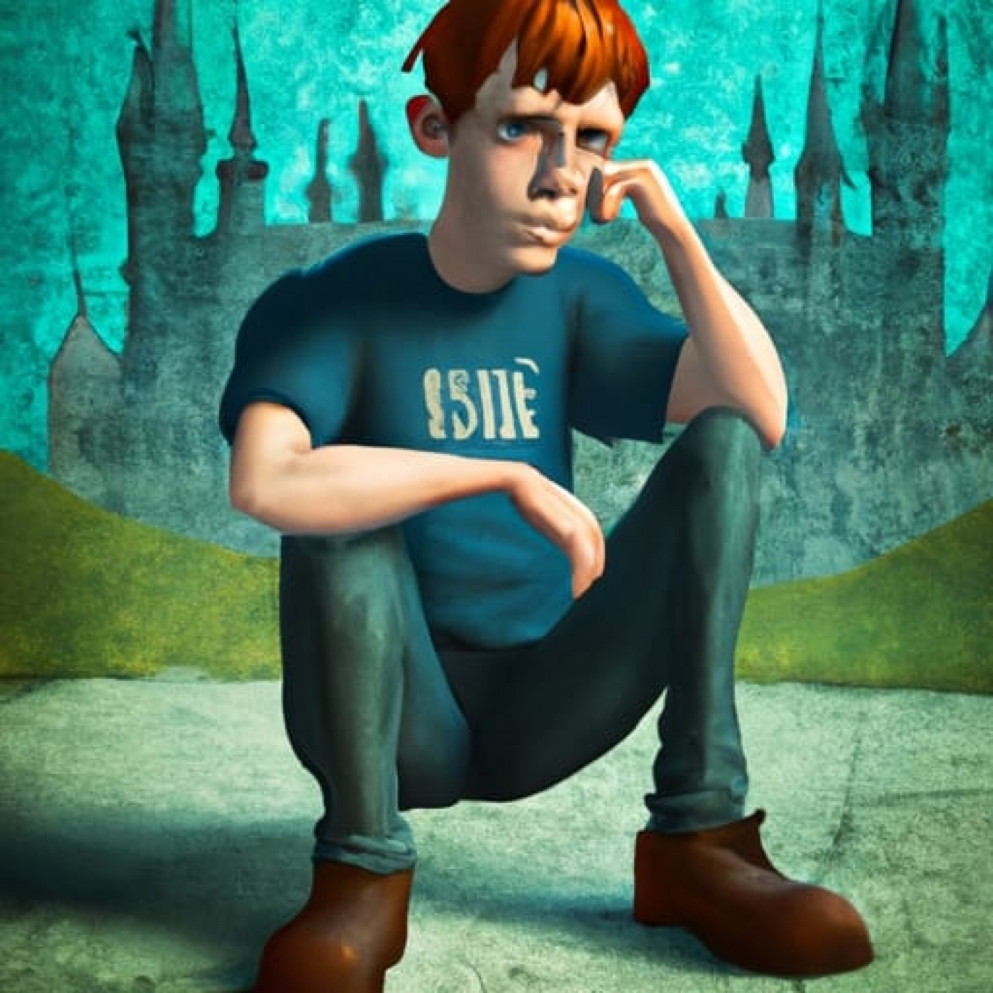 "La cosa al fondo del pozo" de Stephen King episode artwork