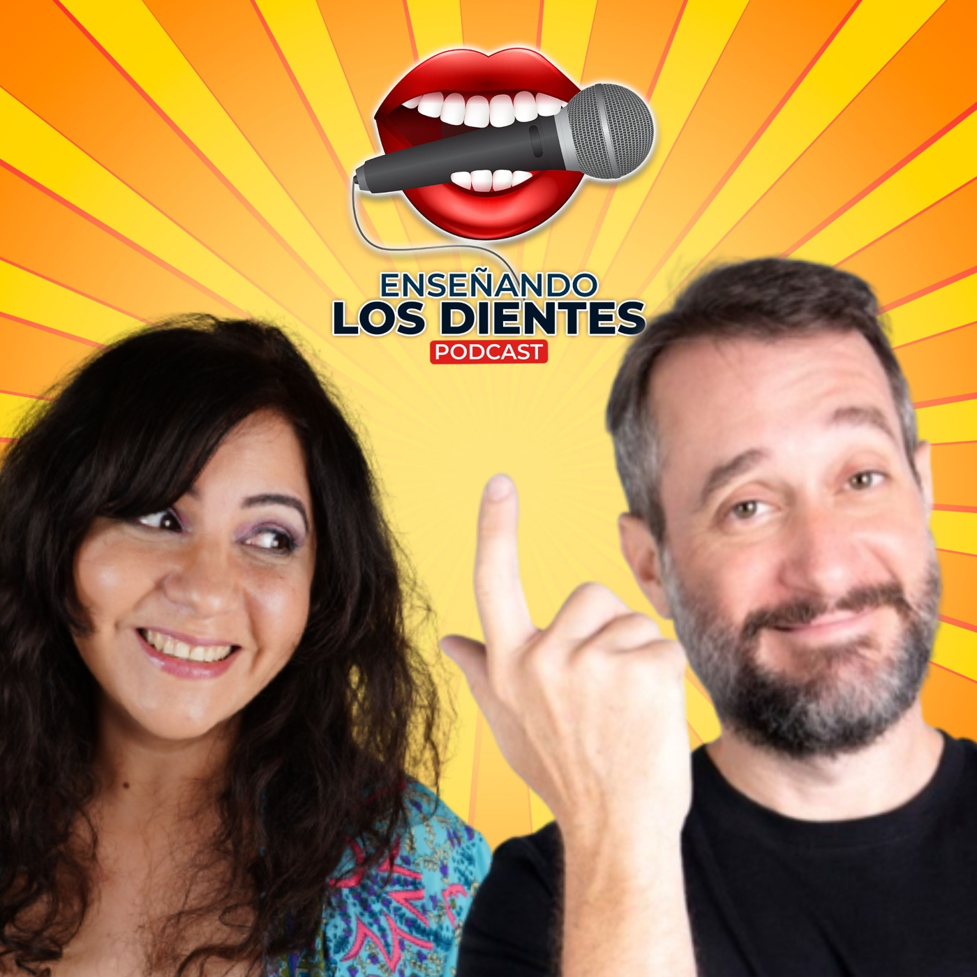 Enseñando los dientes