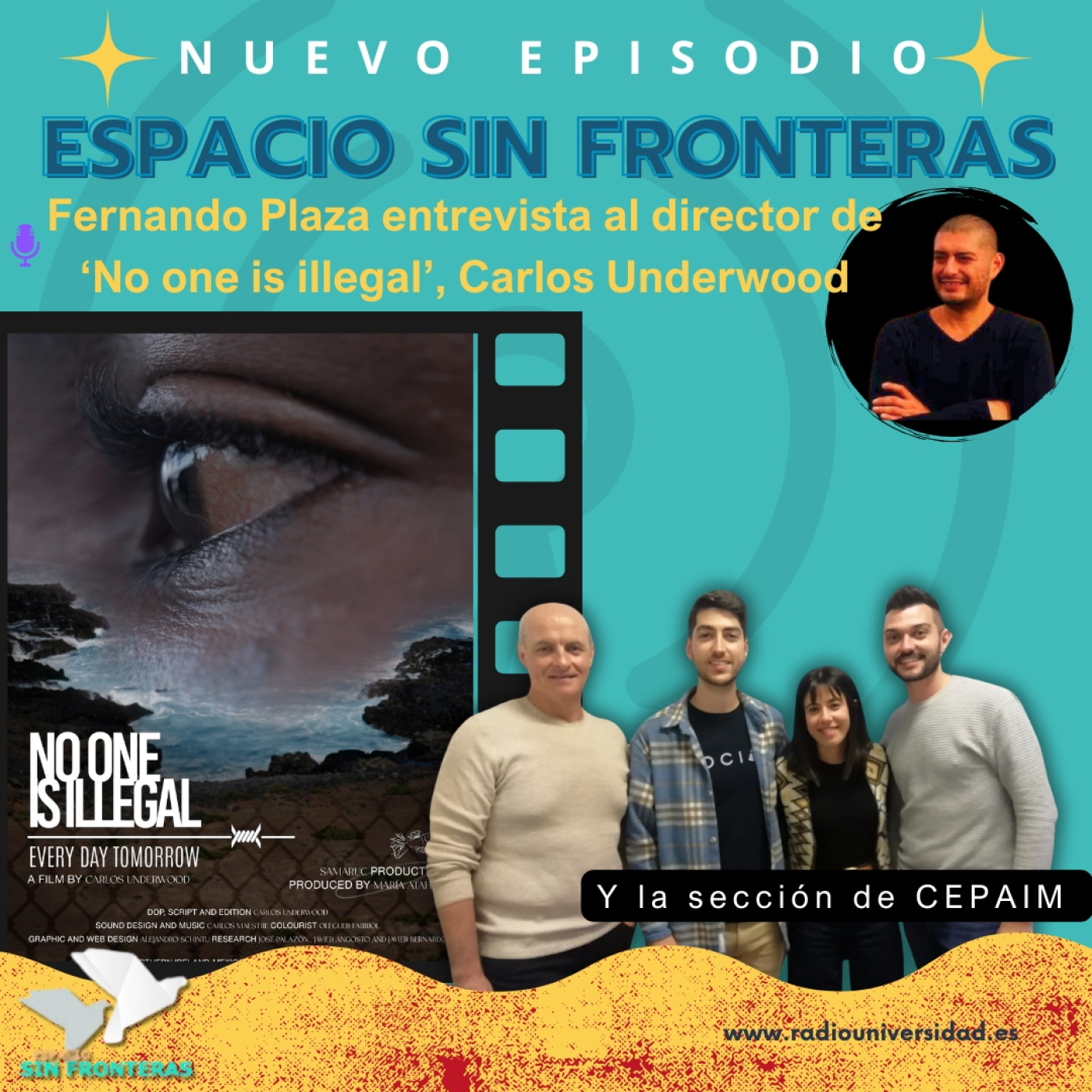Charlamos con el director mejicano Carlos Underwood sobre su película ‘No One Is Illegal’