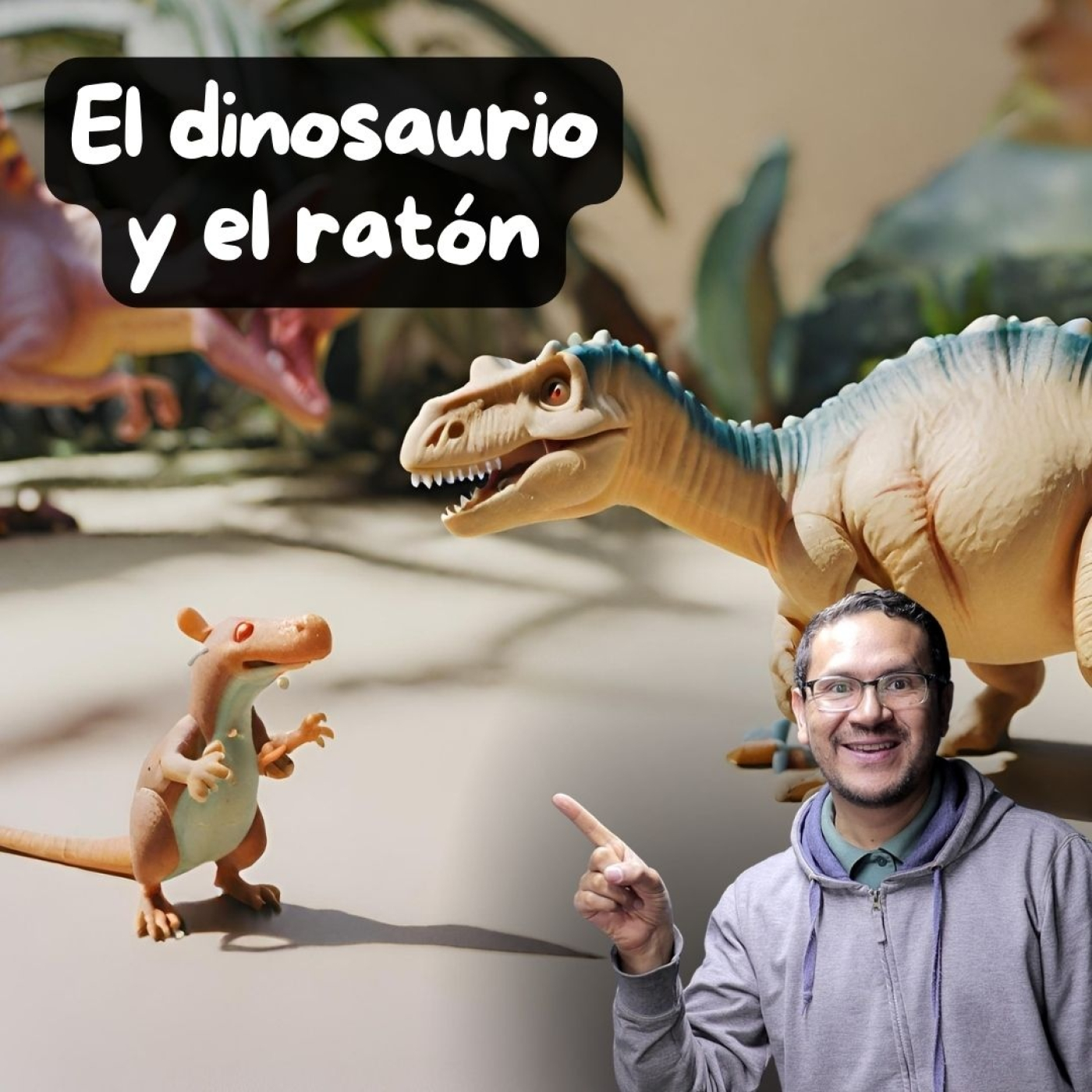 El dinosaurio y el ratón