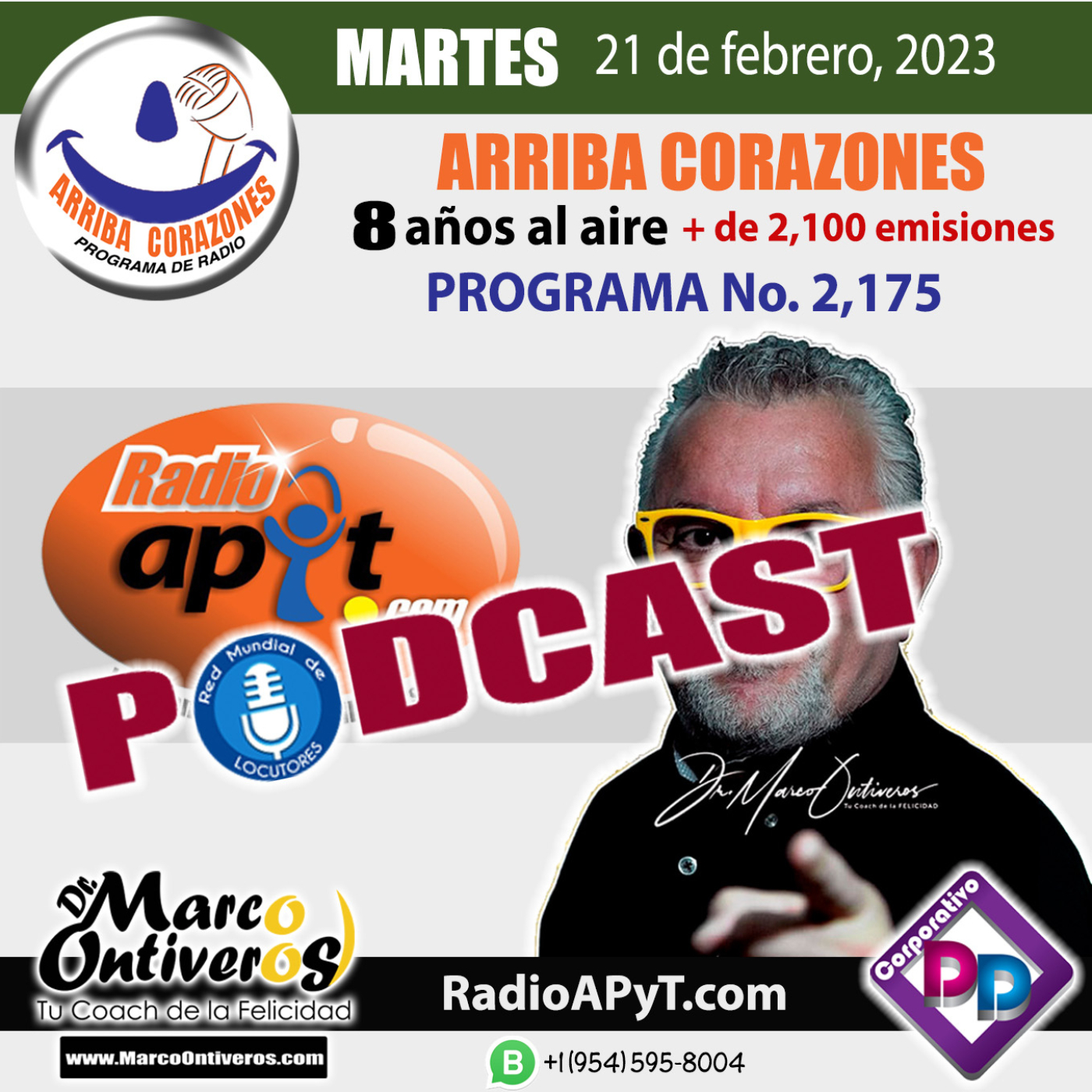 2175-arriba-corazones-2023-02-21-MARTES-CeliaCruz episode artwork