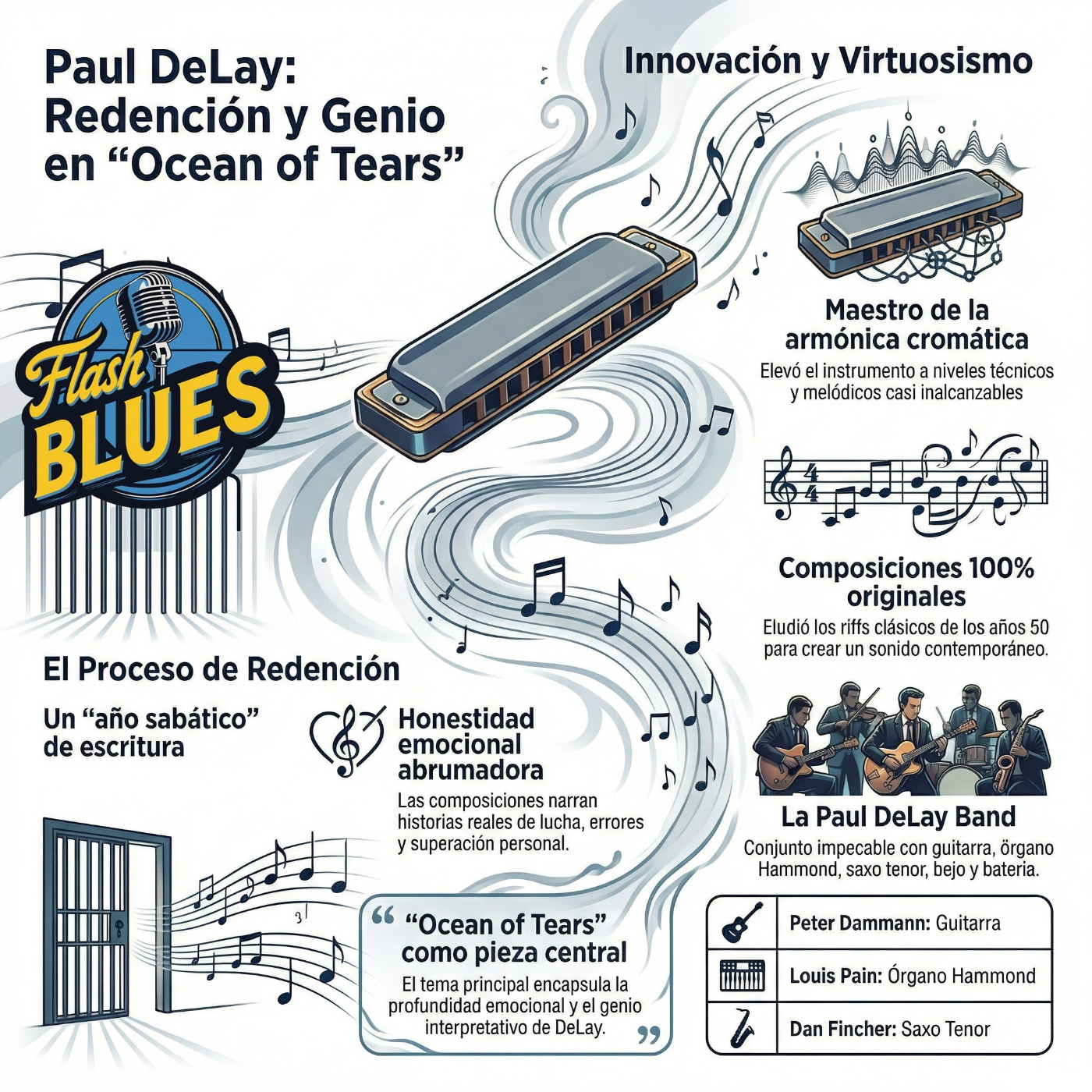 FLASH BLUES - OCEAN OF TEARS - PAUL DELAY episode artwork