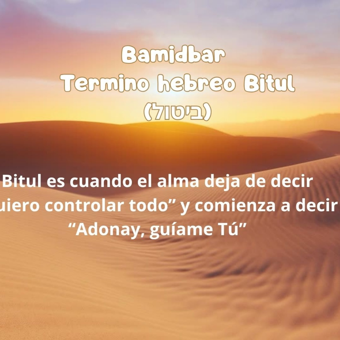 Termino Hebreo Bitul episode artwork