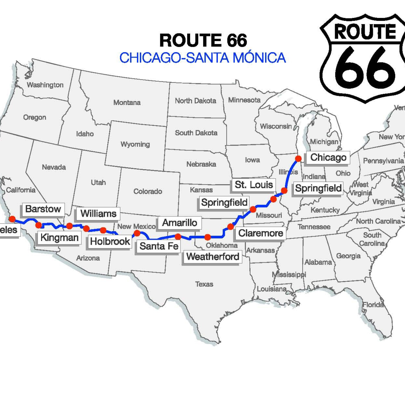 Ruta 66 en La Gran Travesía 5ª Parte. California