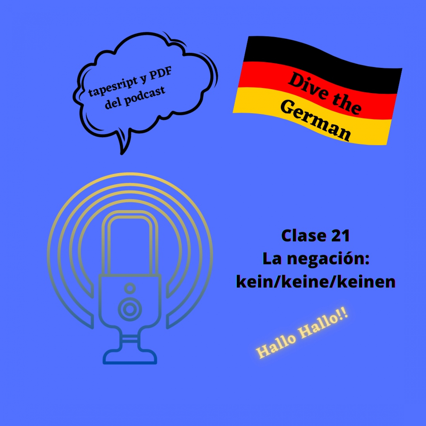 Dive the German,la negación :kein/ keine/ keinen