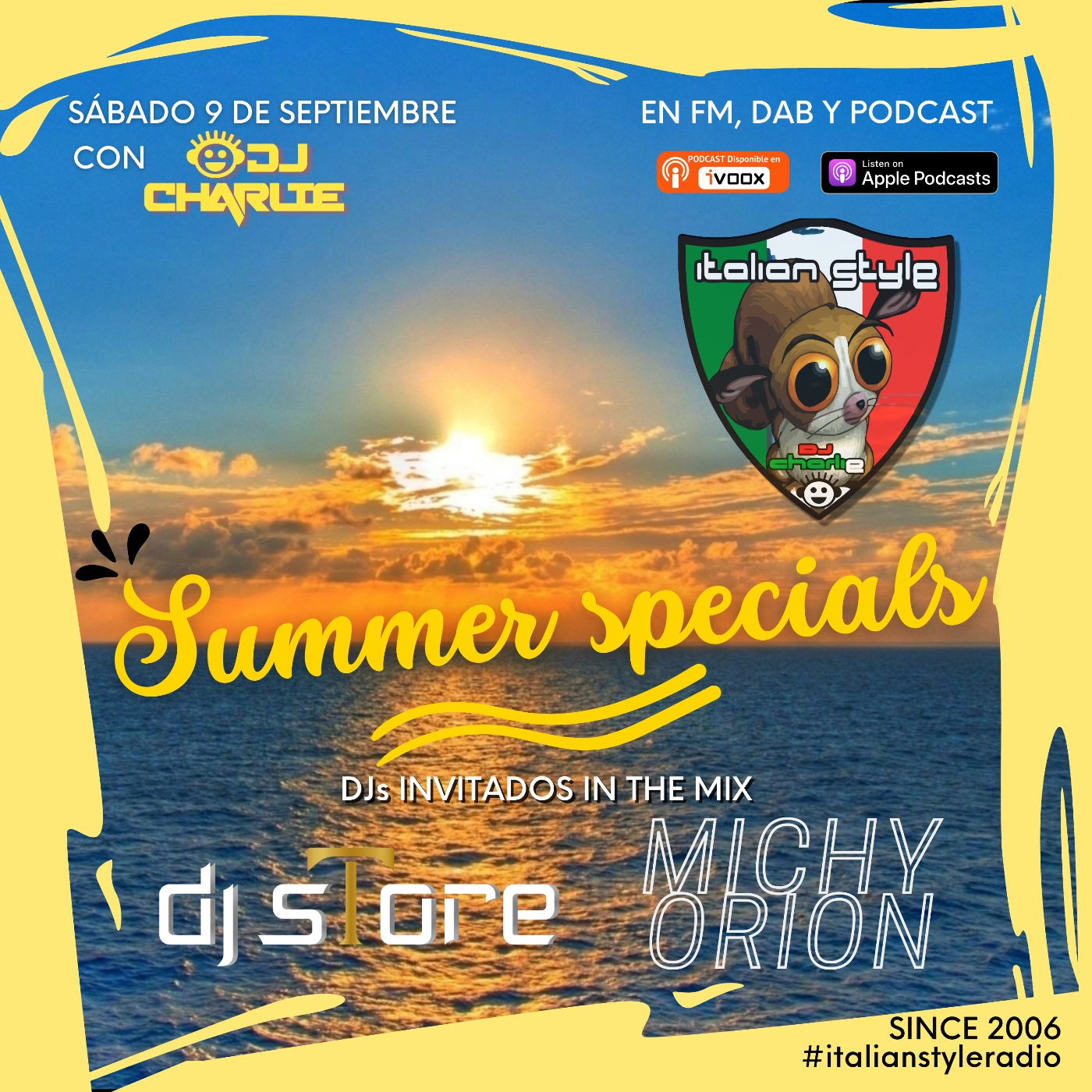 ITALIAN STYLE radio show 898 09-09-2023 episode artwork