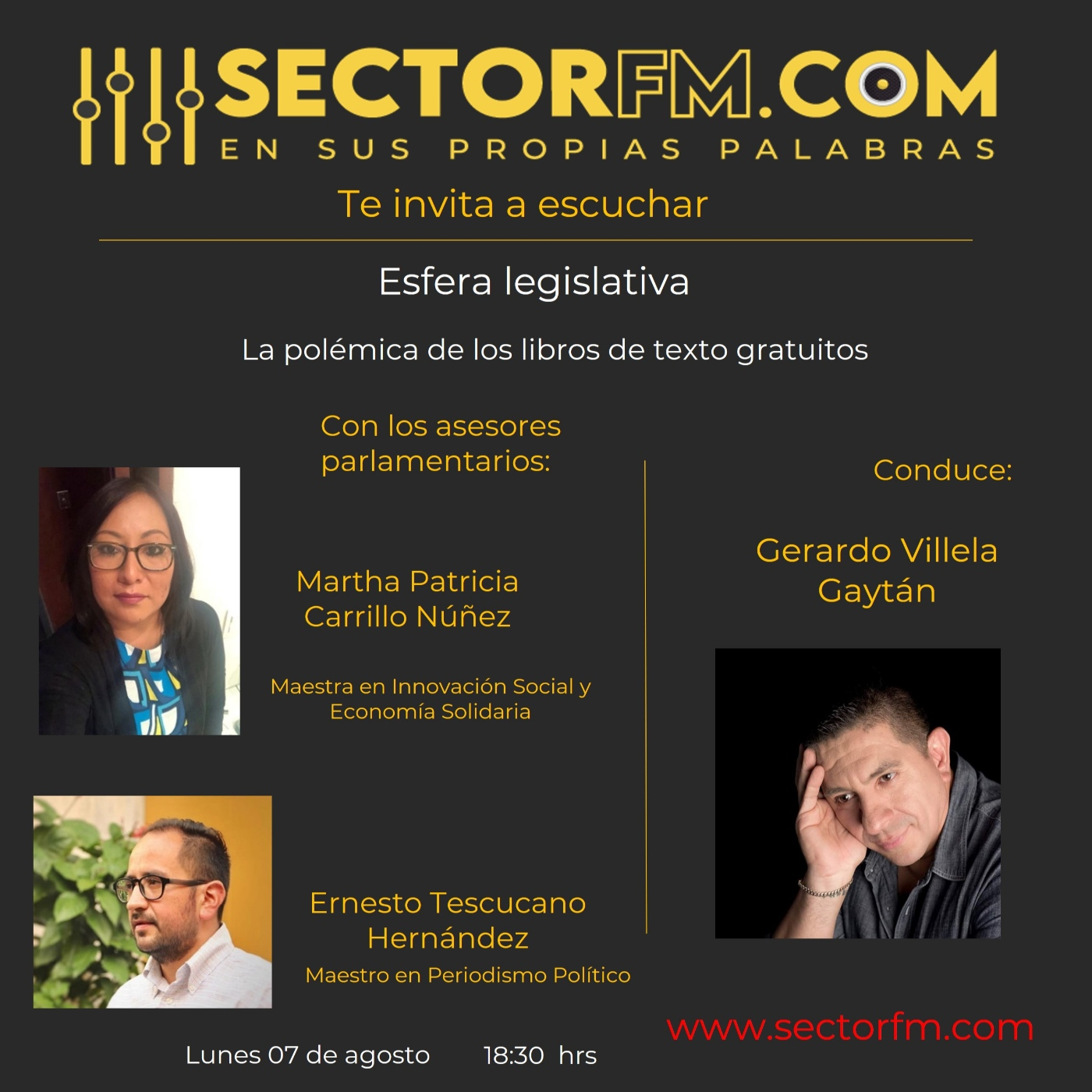 Esfera legislativa Programa educativo 23-24 con Marta Nuñez y Ernesto Tescucano 07-08-23 episode artwork