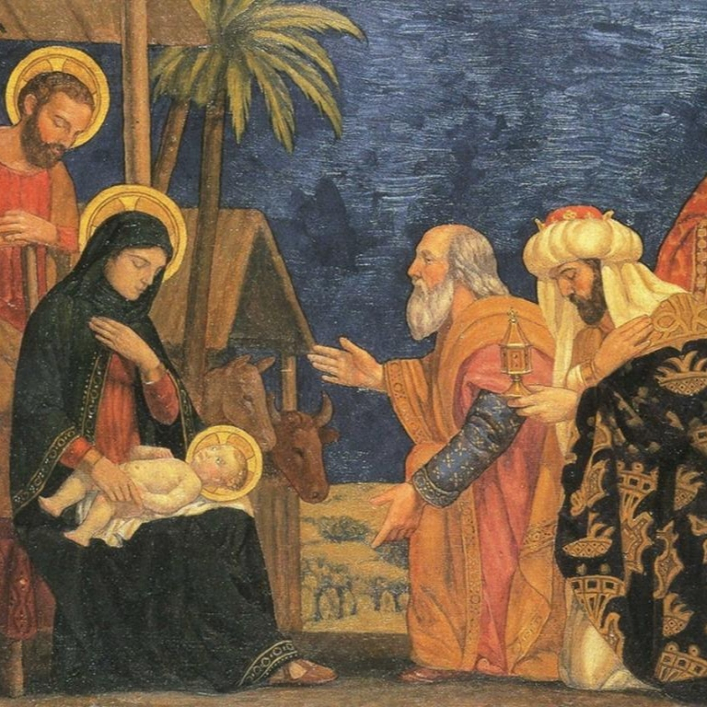 "Los Reyes Magos adoraban a su dios supremo Aura - Mazda y se vieron atraídos por la estrella de Belén". episode artwork