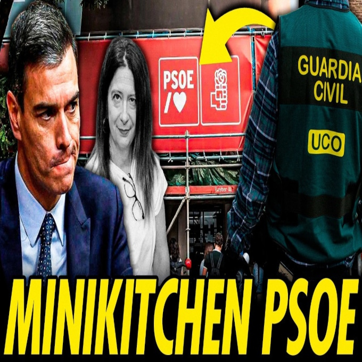 REGISTRO EN LA SEDE DEL PSOE PARA ENCONTRAR PAGOS A LEIRE DÍEZ Y RASTROS DE MINIKITCHEN SOCIALISTA