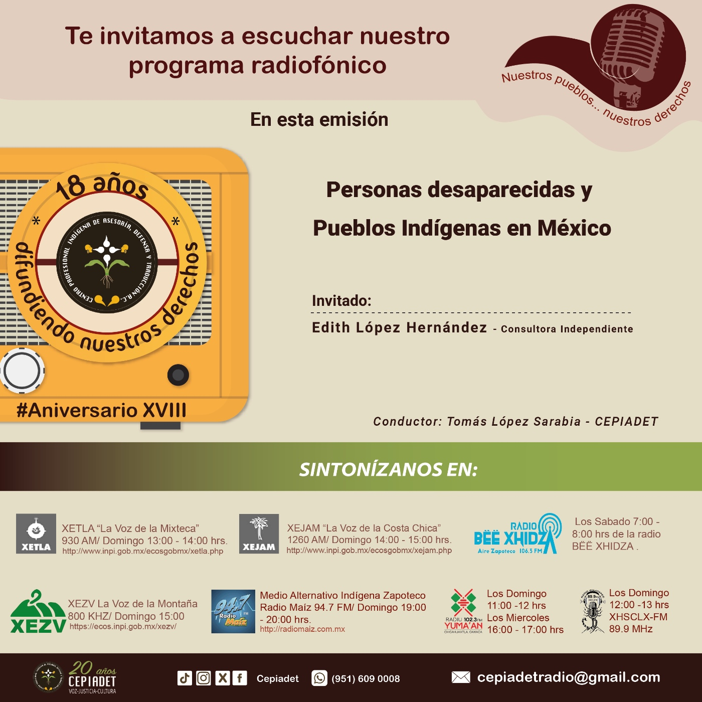 Nuestros Pueblos...Nuestros Derechos