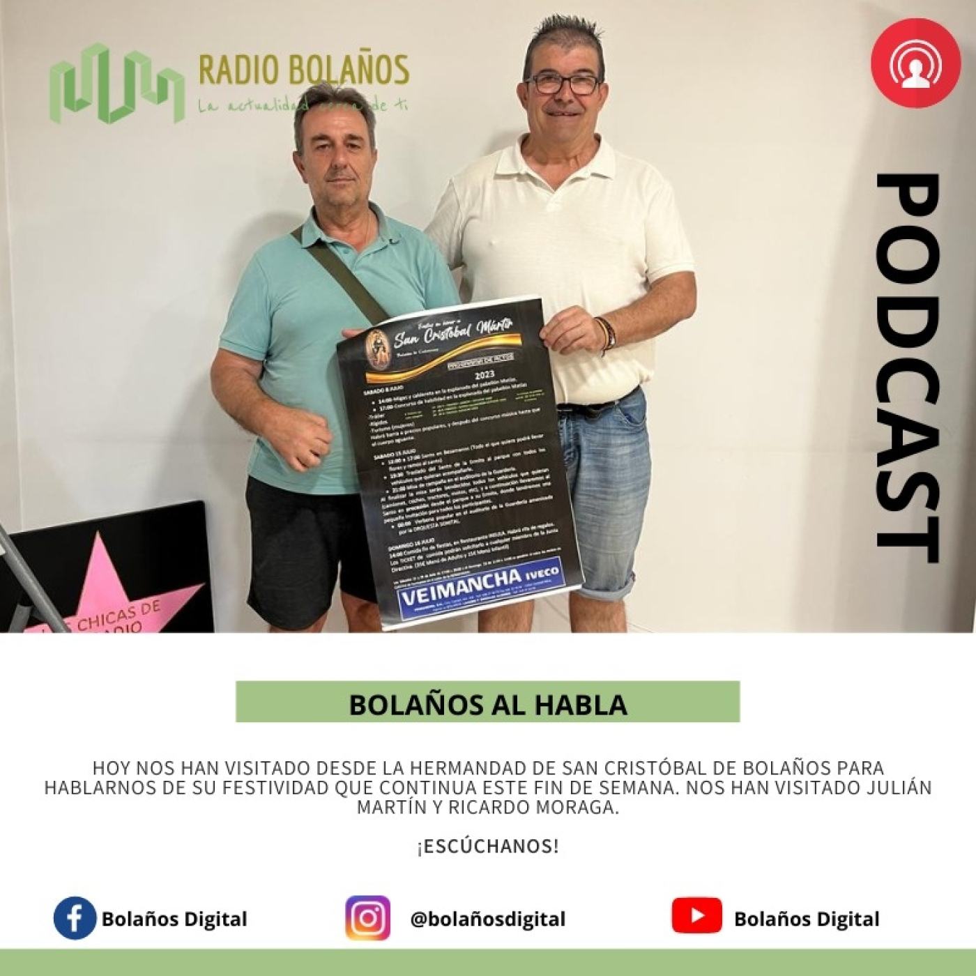 BOLAÑOS AL HABLA