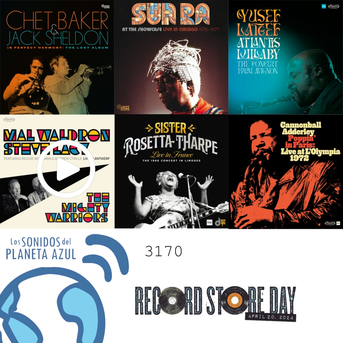 Los Sonidos del Planeta Azul 3170 - RECORD STORE DAY 2024 - JAZZ (16 04 2024) episode artwork