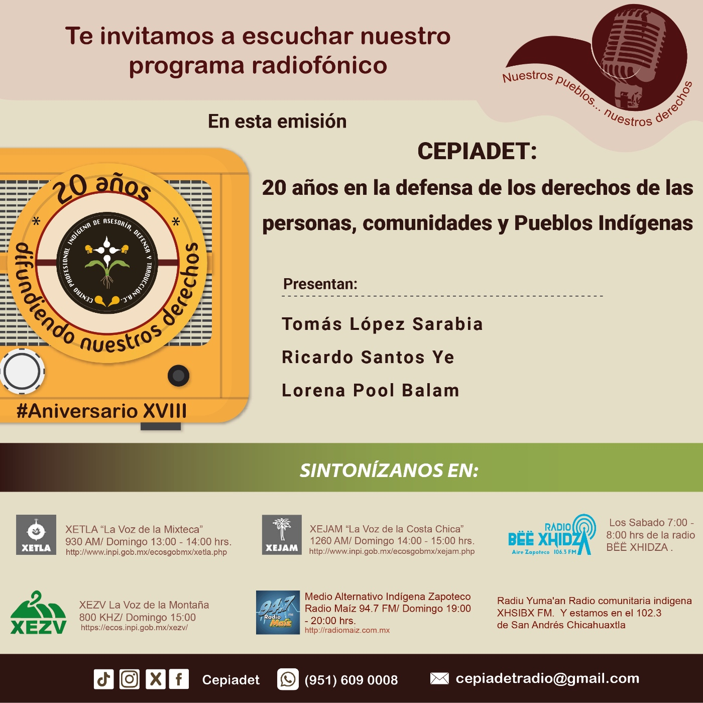 Nuestros Pueblos...Nuestros Derechos