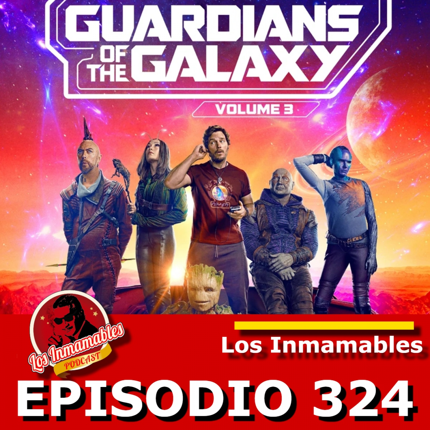 324: Guardians of the Galaxy 3 episode artwork