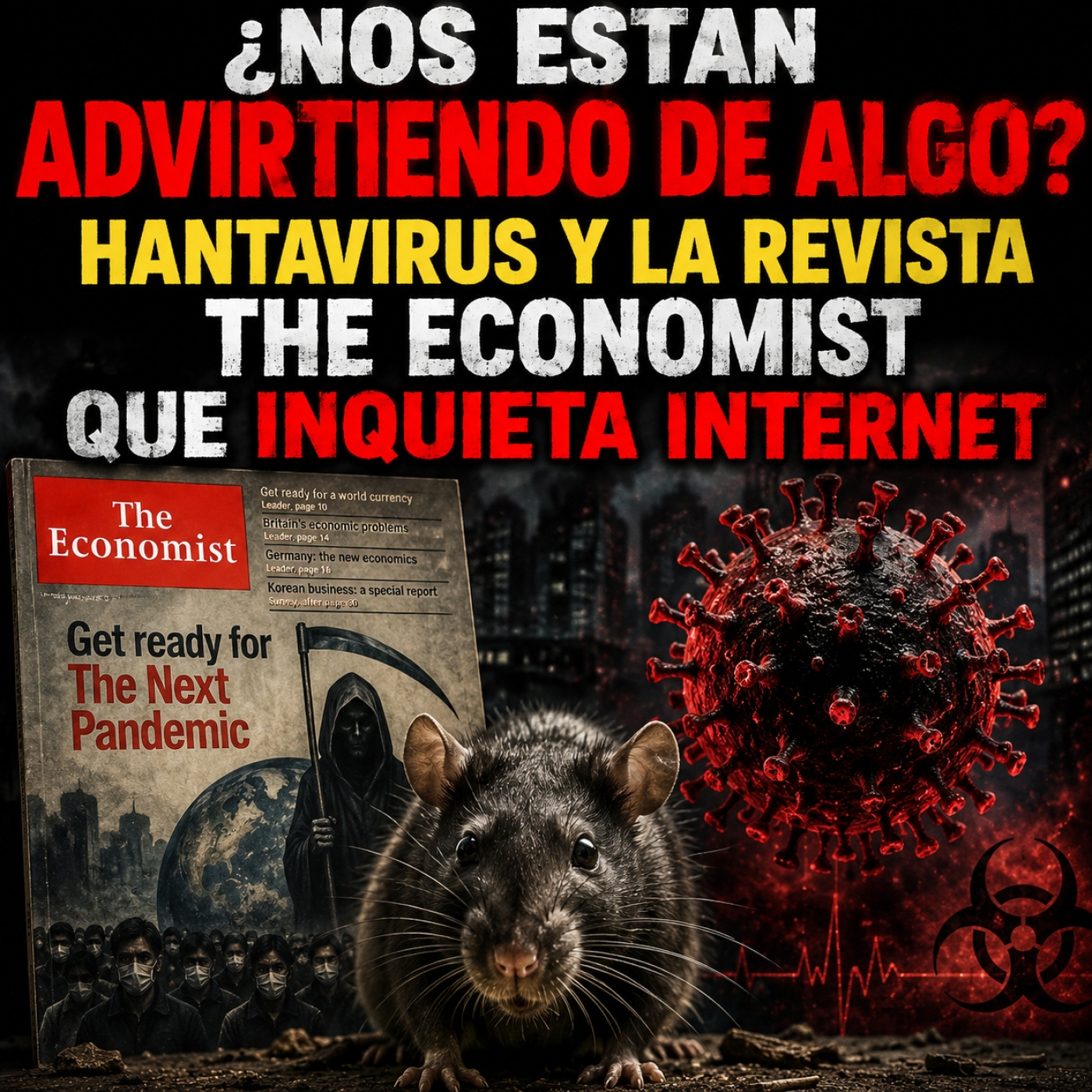 CONSPIRACIÓN | ¿Nos están advirtiendo de algo? "HANTAVIRUS y la portada The Economist que inquieta internet" - Episodio exclusivo para mecenas