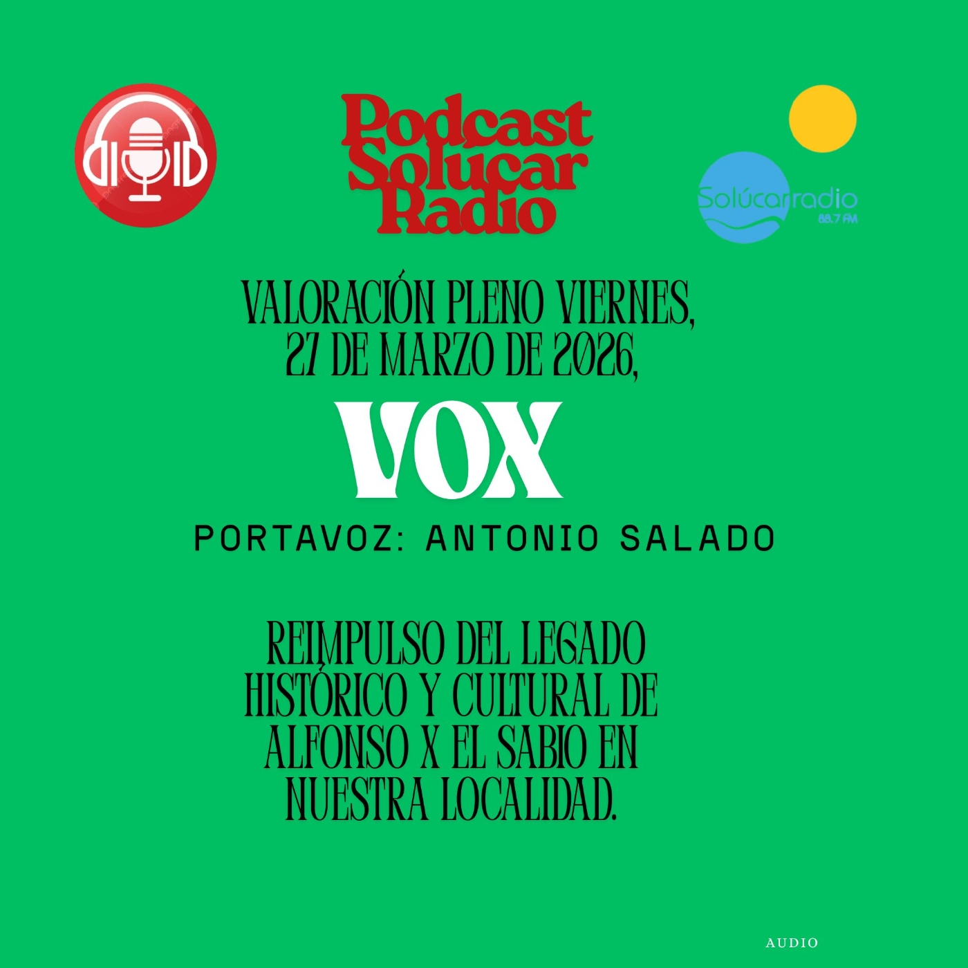 Valoración Pleno 27 Marzo/Grupo VOX episode artwork