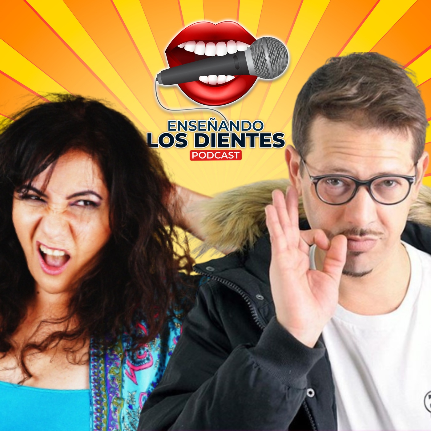 Enseñando los dientes