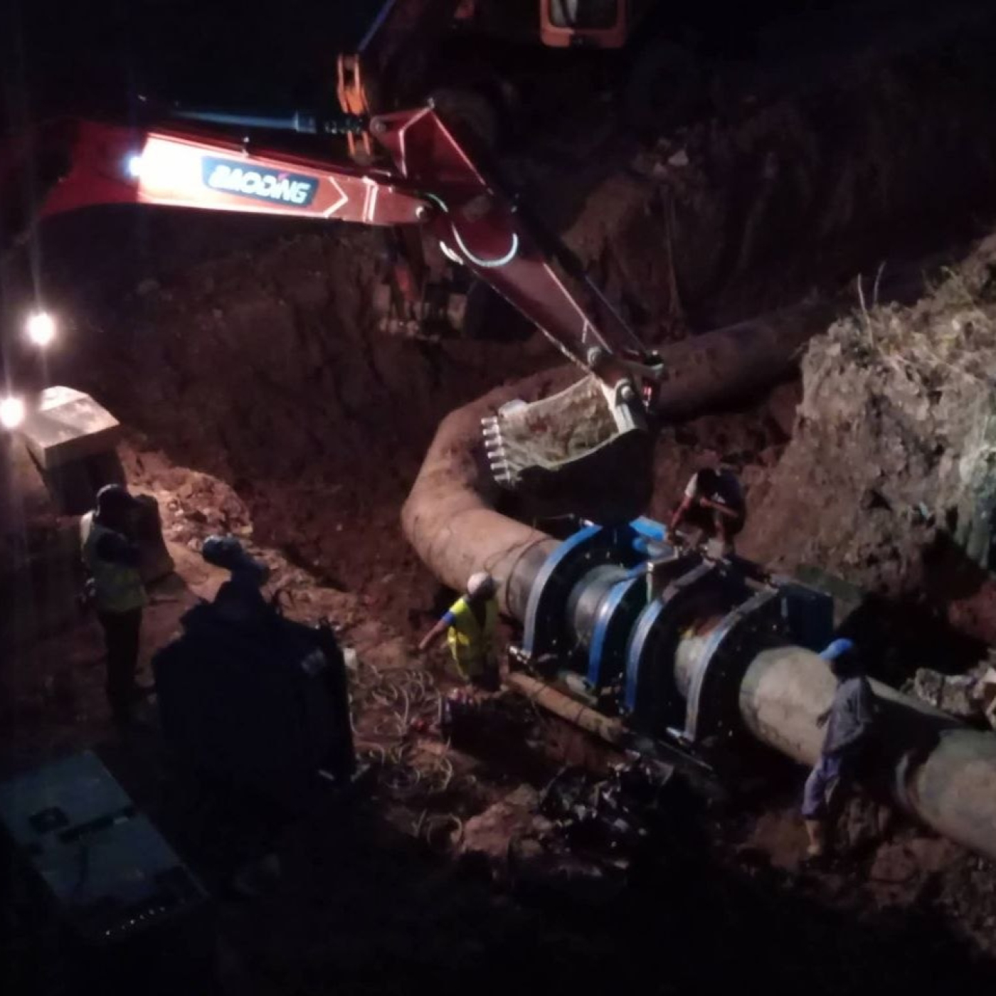 Reinicia servicio de la conductora de 30 pulgadas en Pinar del Río tras reparación de averías