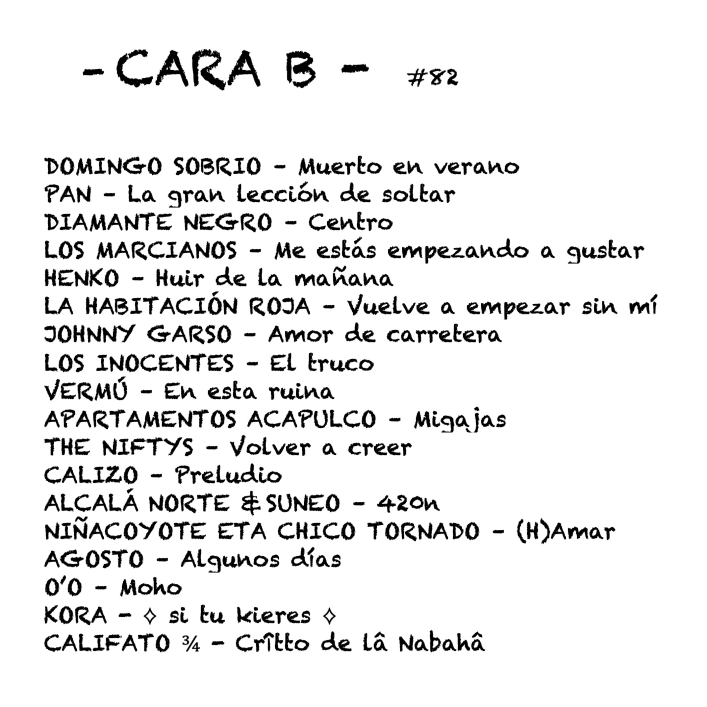 Cara B - 082