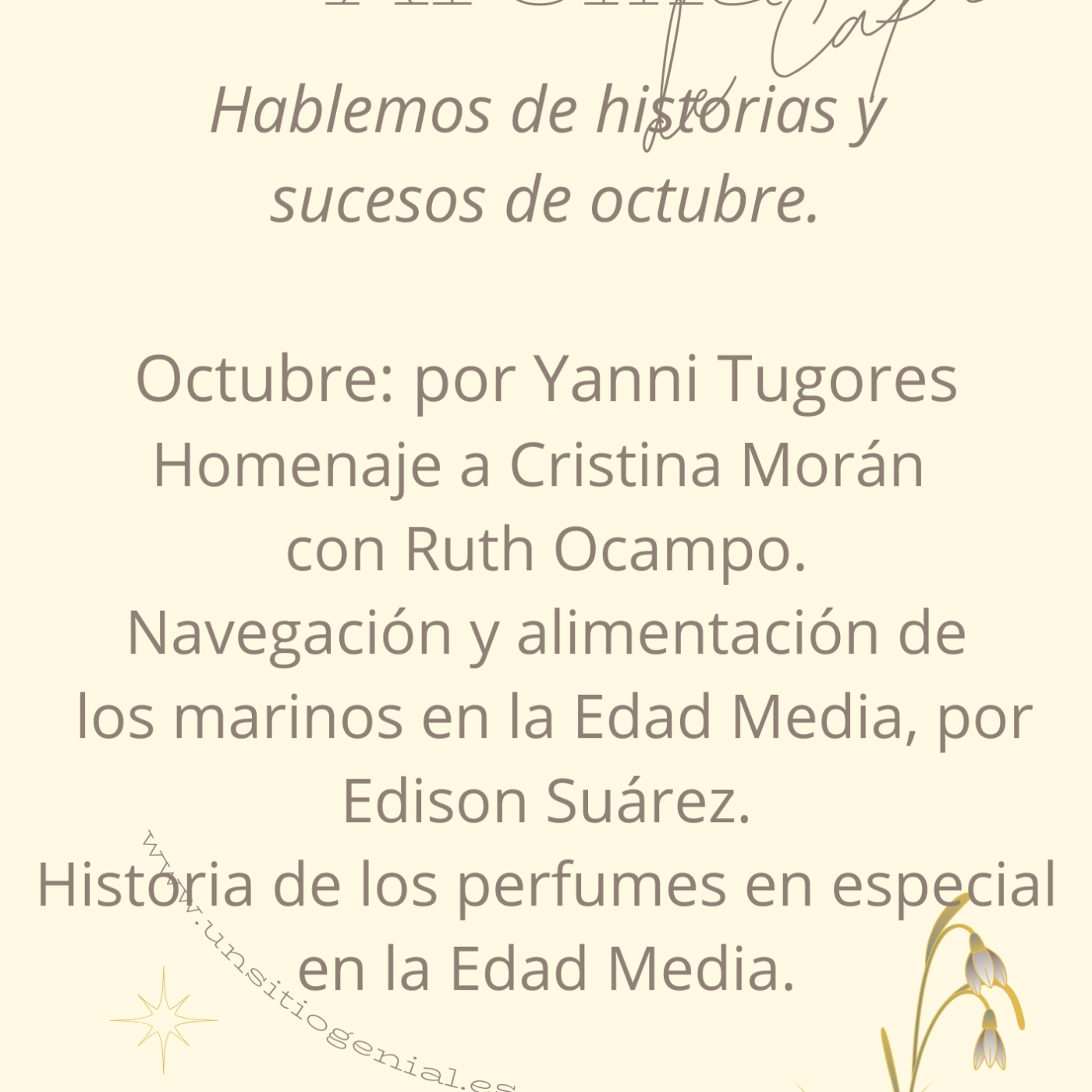 Con Aroma de Cafe