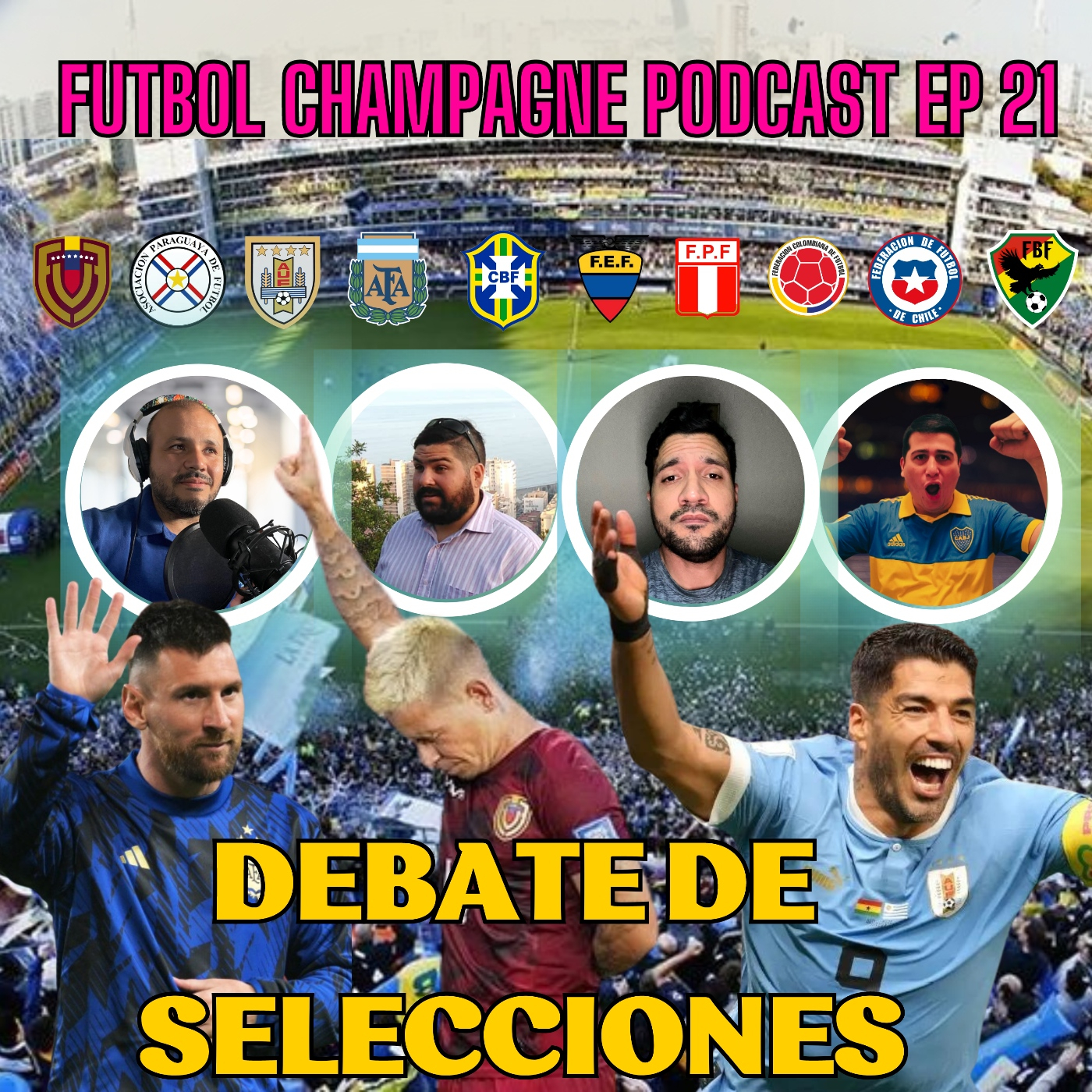 DEBATE DE LA FECHA 5 DE LAS ELIMINATORIAS SUDAMERICANAS ¿QUIEN LLEGA MEJOR? episode artwork