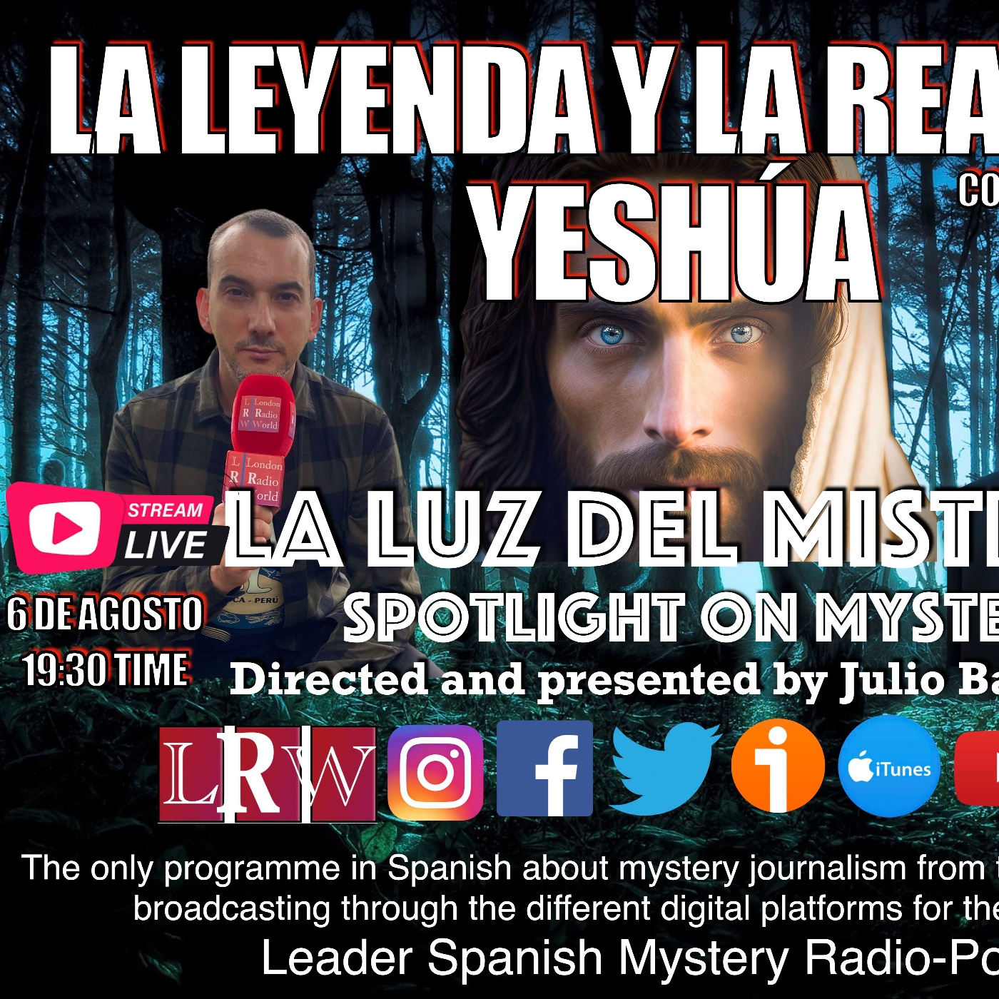 Yeshúa:La Leyenda y la realidad con Antonio Piñero @laluzdelmisterio live