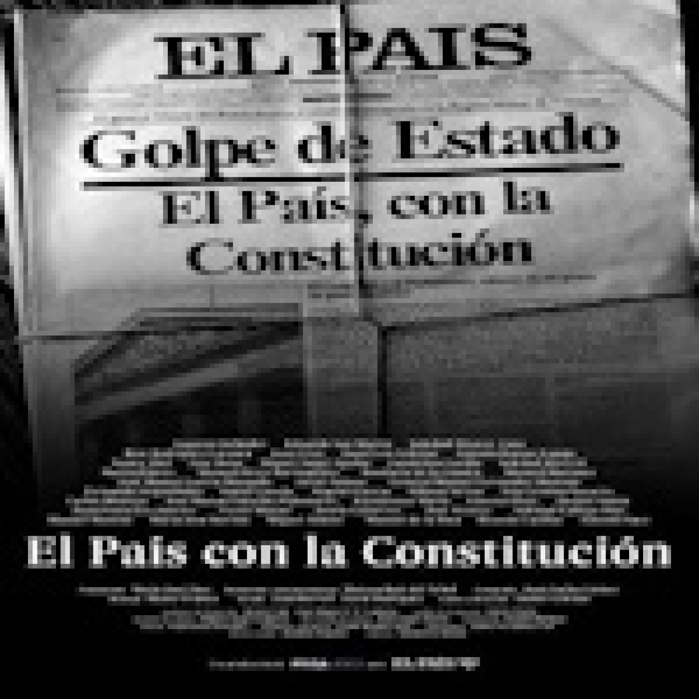 23 F: ‘EL PAÍS, con la Constitución’